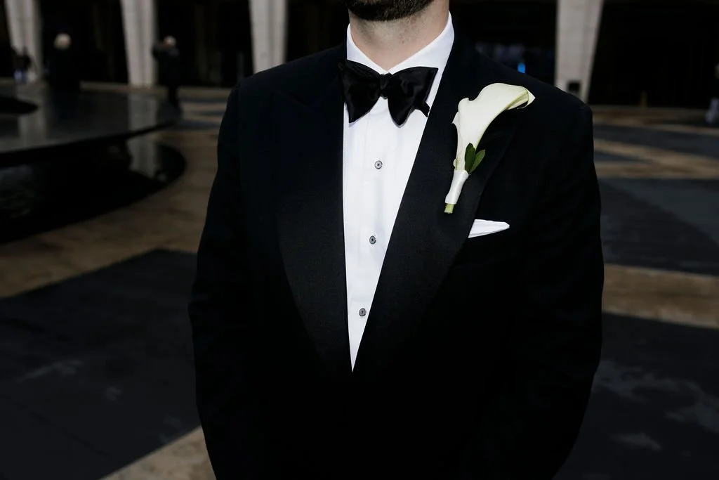 Modern October Wedding at Lincoln Center New York