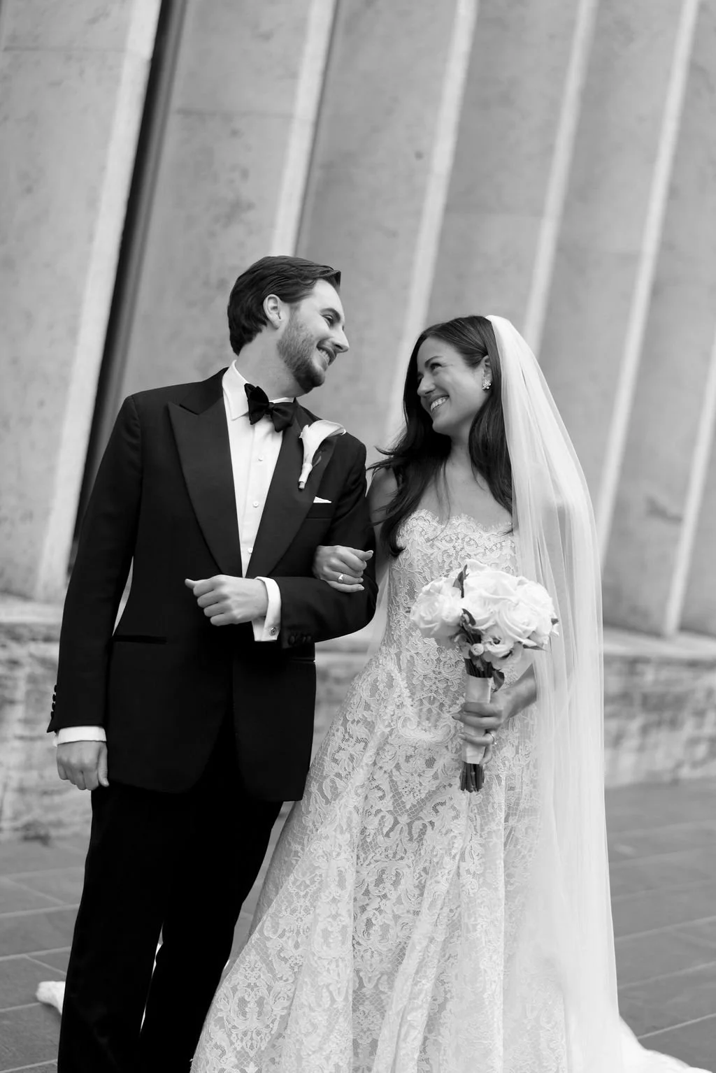 Modern October Wedding at Lincoln Center New York