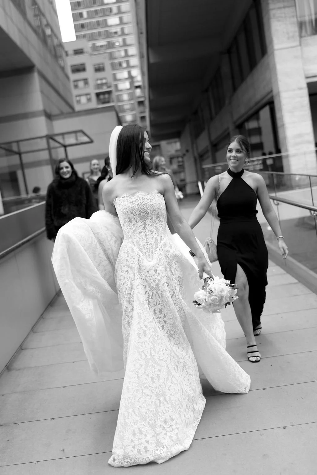 Modern October Wedding at Lincoln Center New York