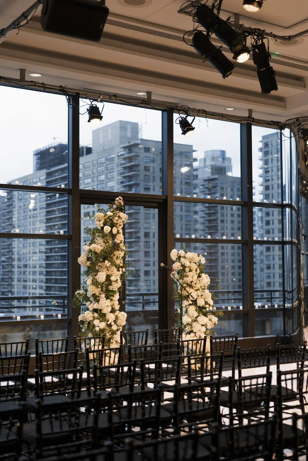 Modern October Wedding at Lincoln Center New York