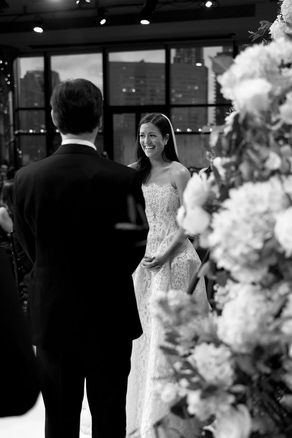 Modern October Wedding at Lincoln Center New York