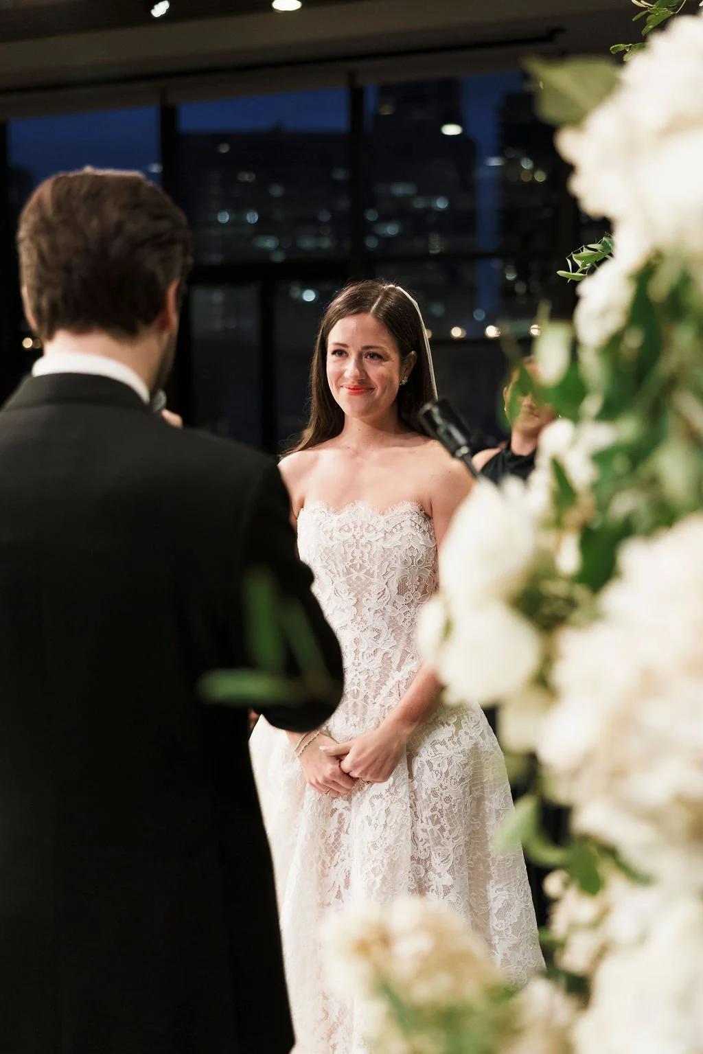 Modern October Wedding at Lincoln Center New York