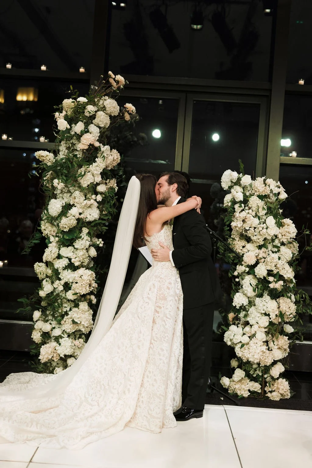 Modern October Wedding at Lincoln Center New York