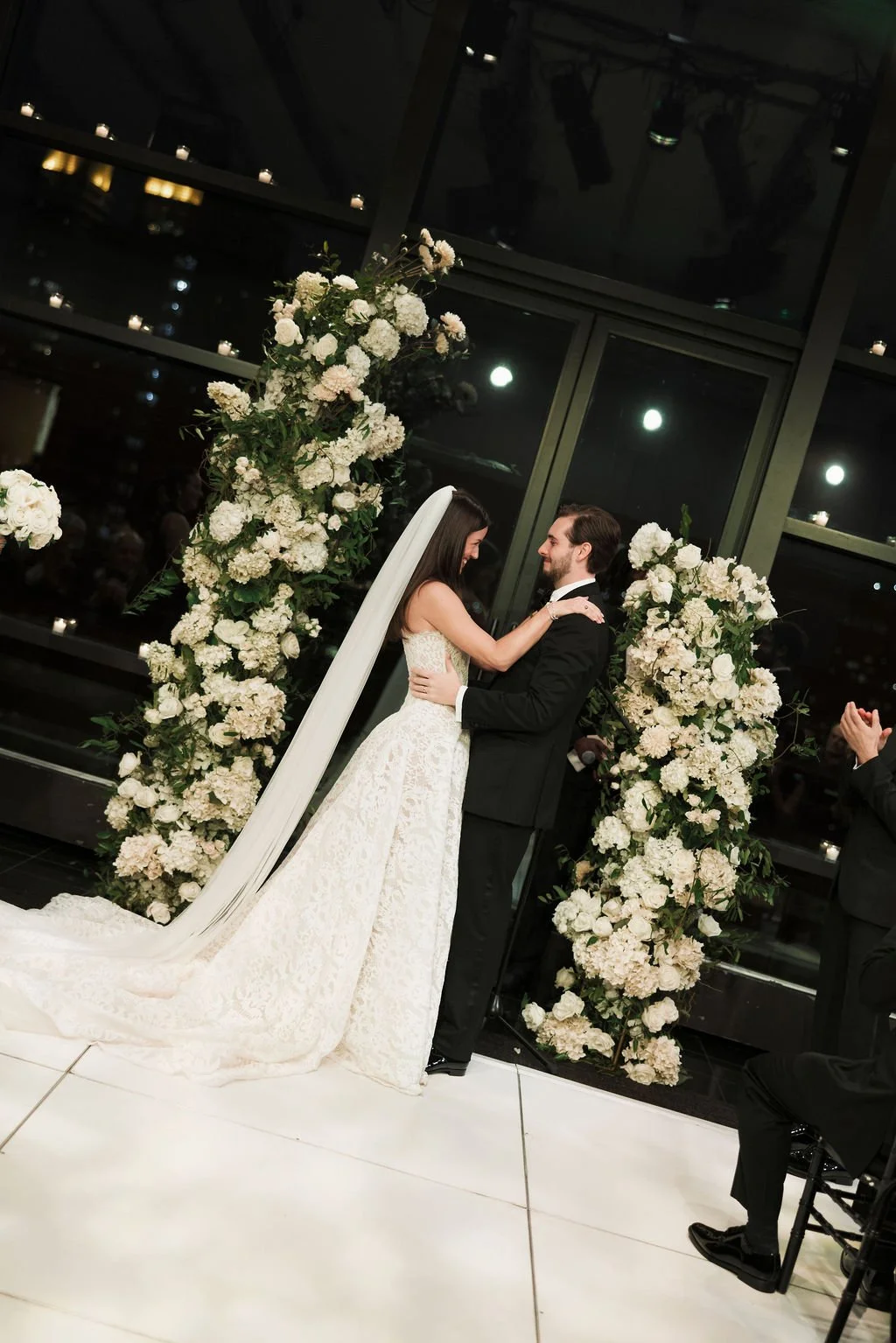 Modern October Wedding at Lincoln Center New York