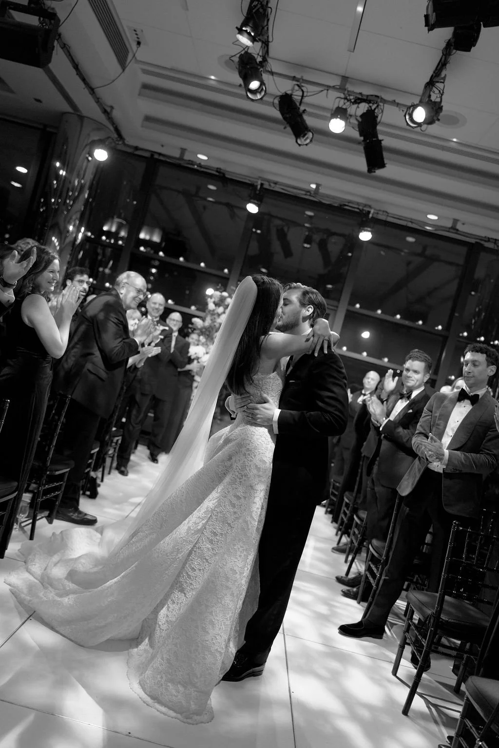 Modern October Wedding at Lincoln Center New York