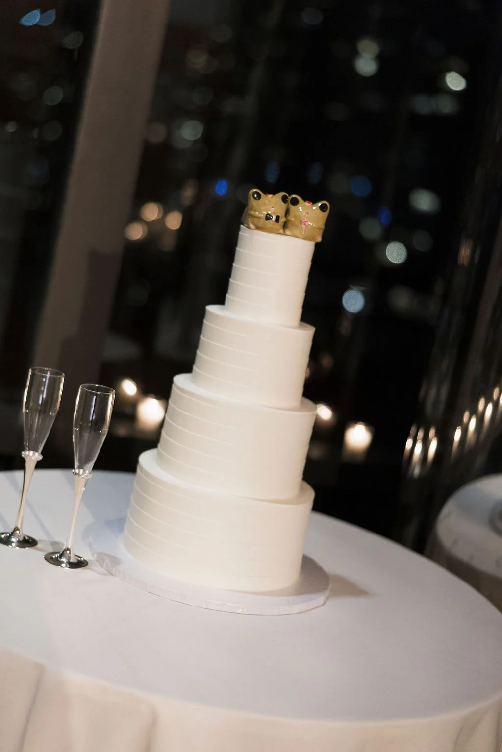 Modern October Wedding at Lincoln Center New York