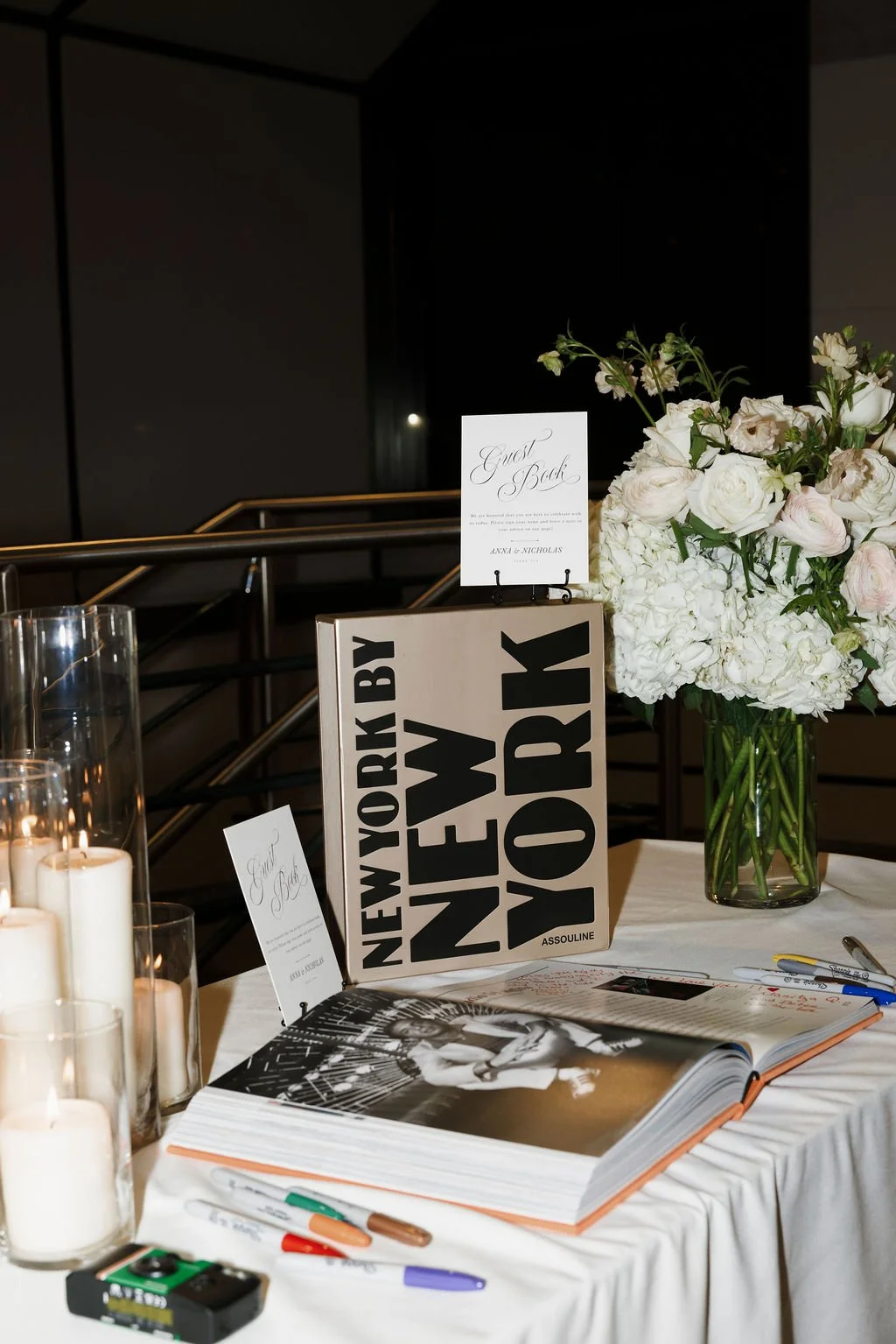 Modern October Wedding at Lincoln Center New York