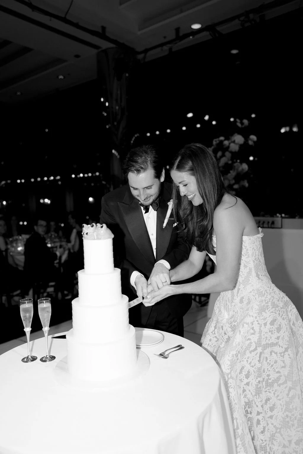 Modern October Wedding at Lincoln Center New York