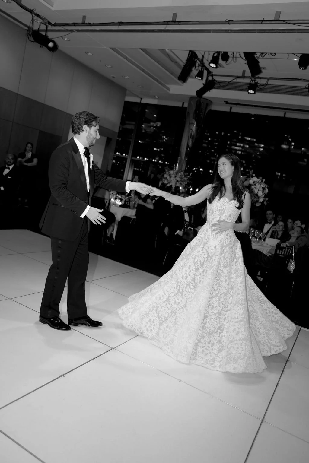 Modern October Wedding at Lincoln Center New York
