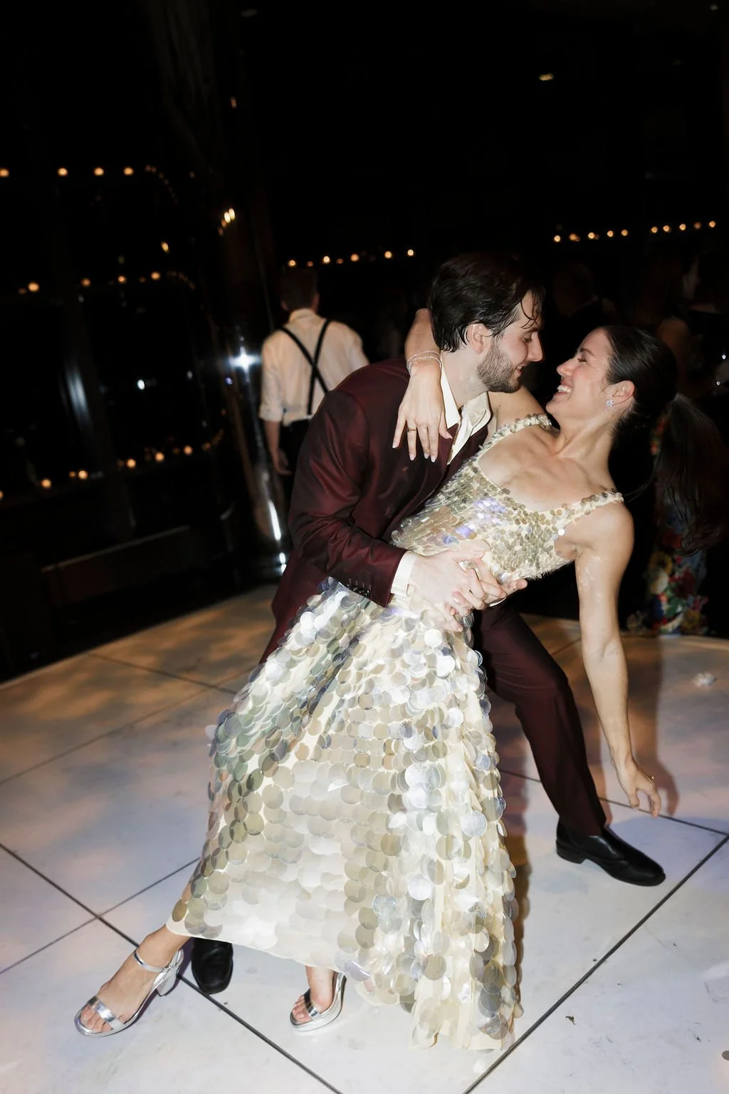 Modern October Wedding at Lincoln Center New York