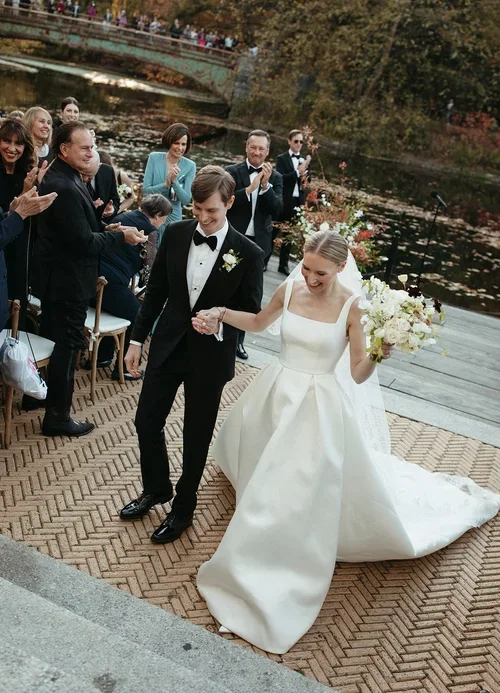 fall black tie wedding in NYC