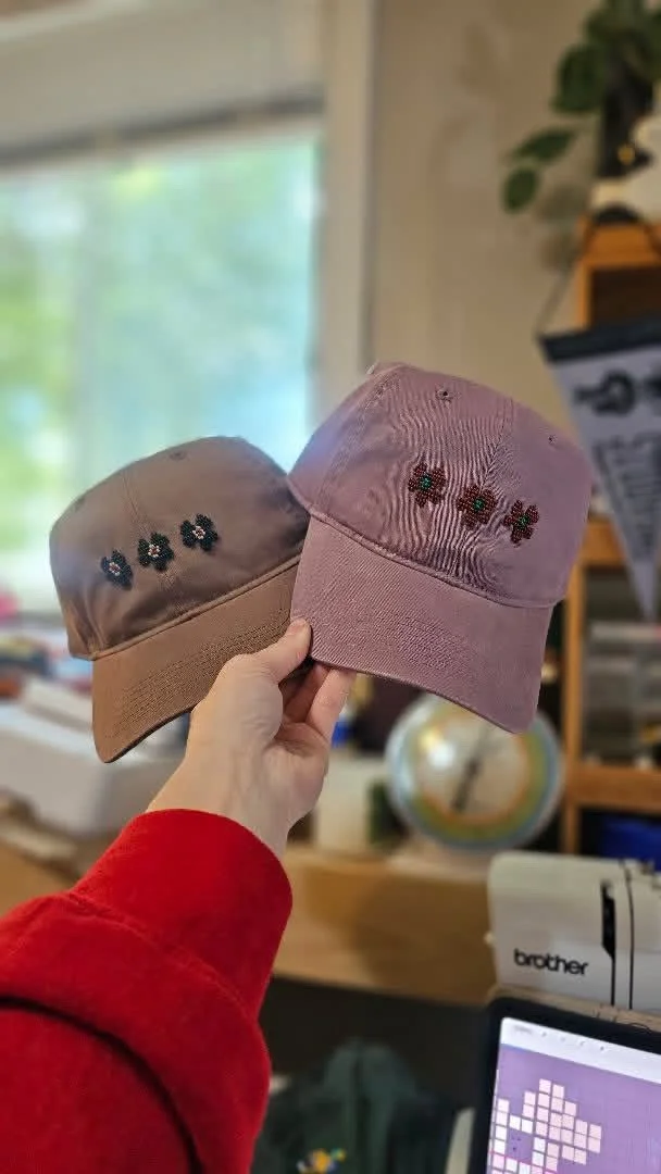 Posy Cap - Dusty Purple