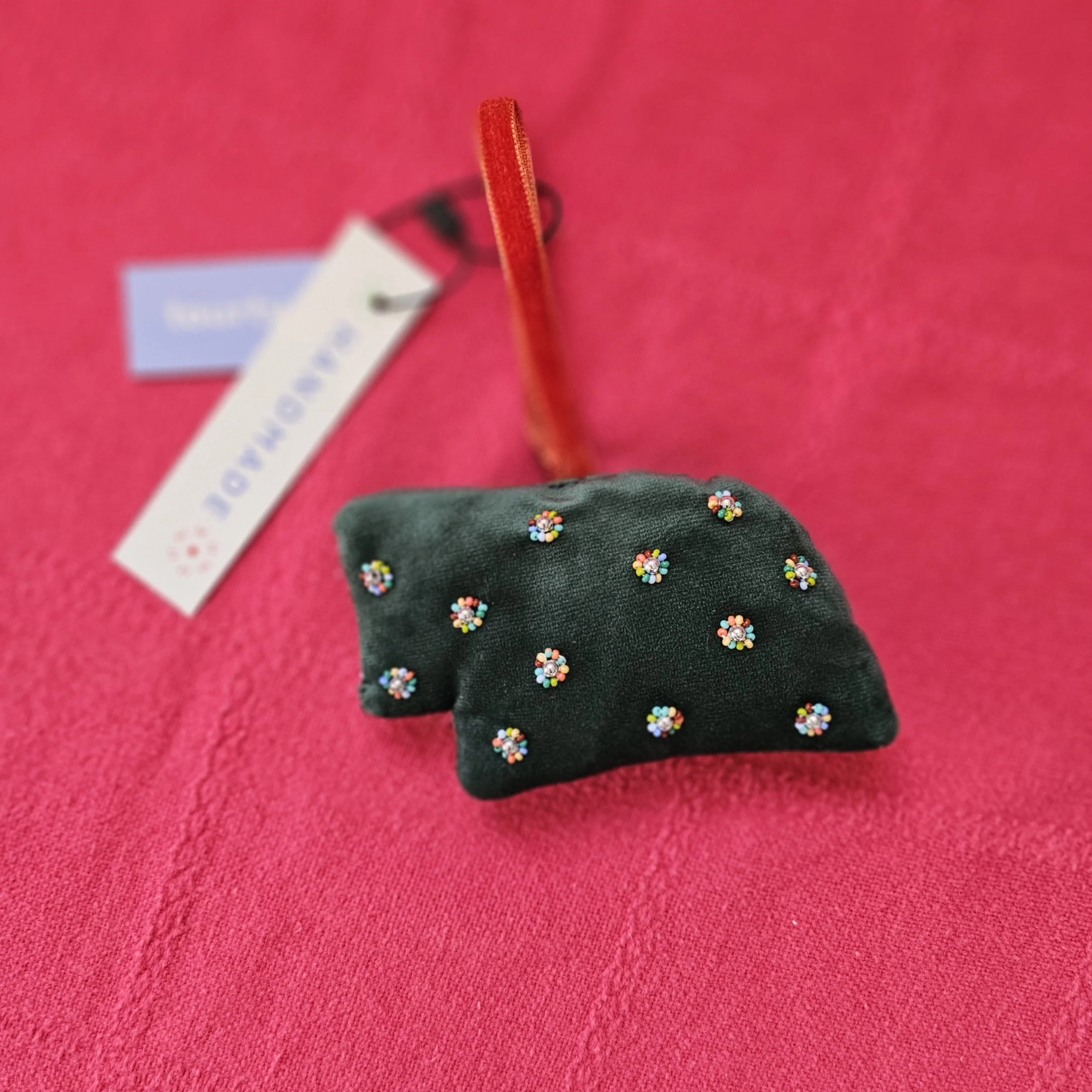 Nebraska Polka Dot Ornament