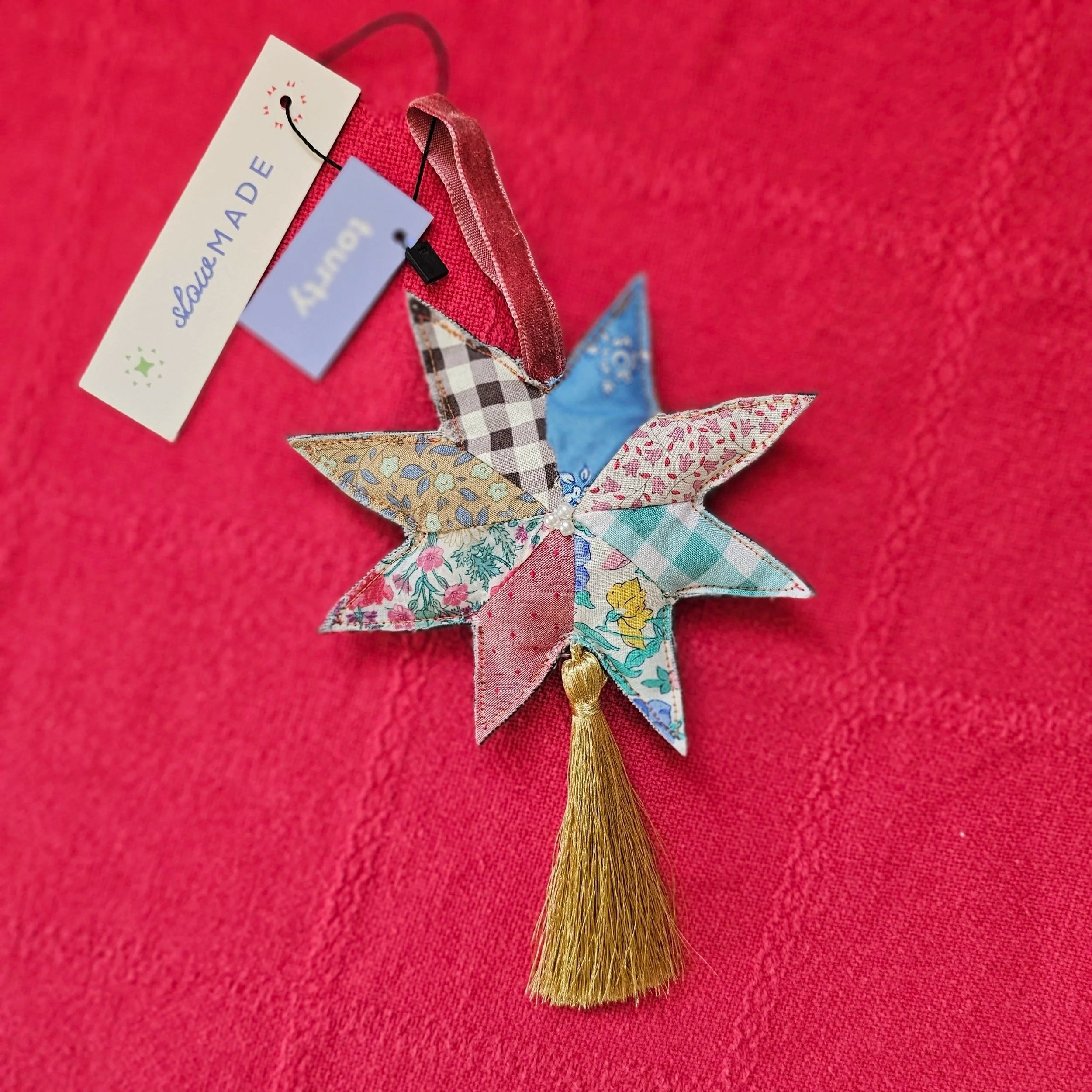 Quilted Star Ornament