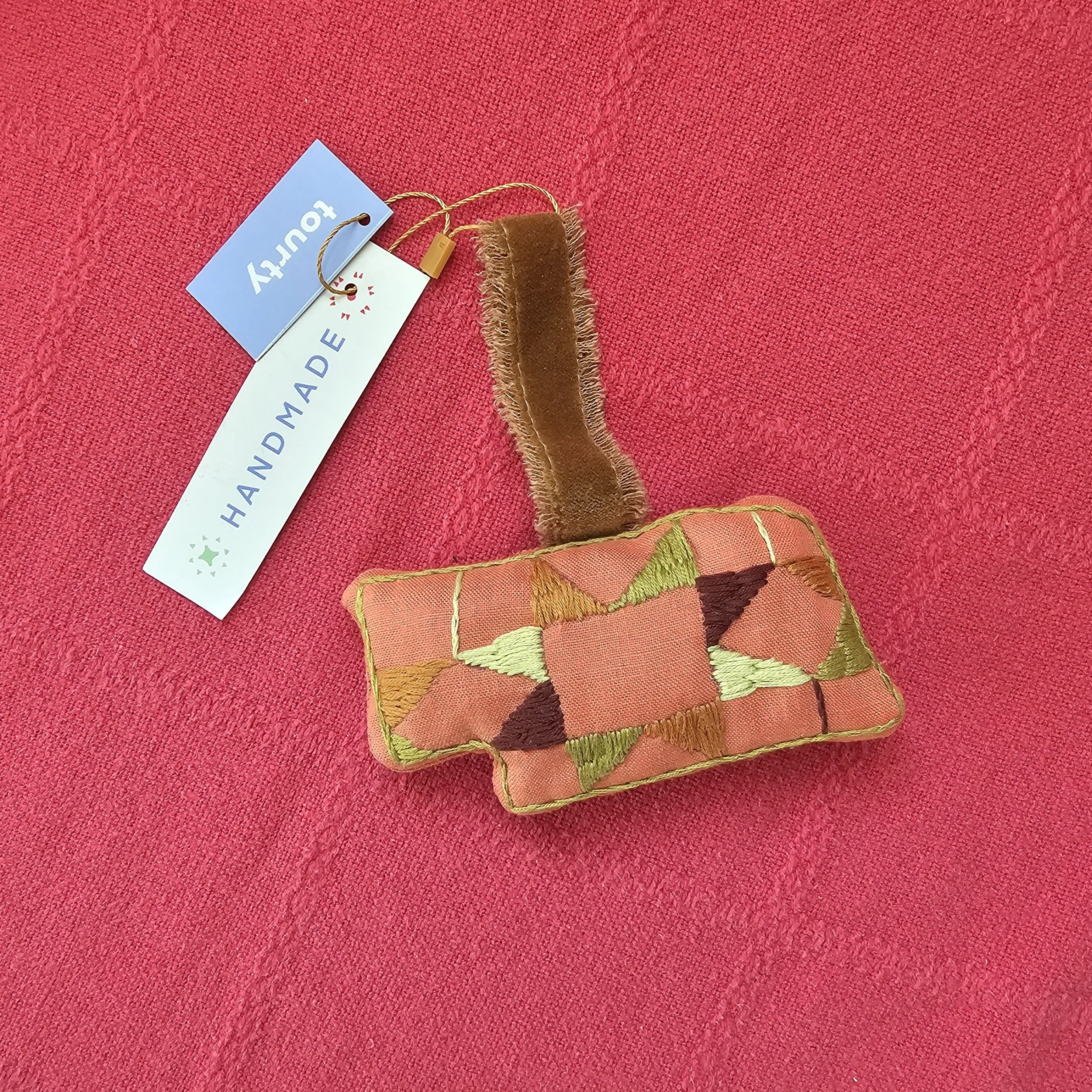 Nebraska Embroidered Ornament