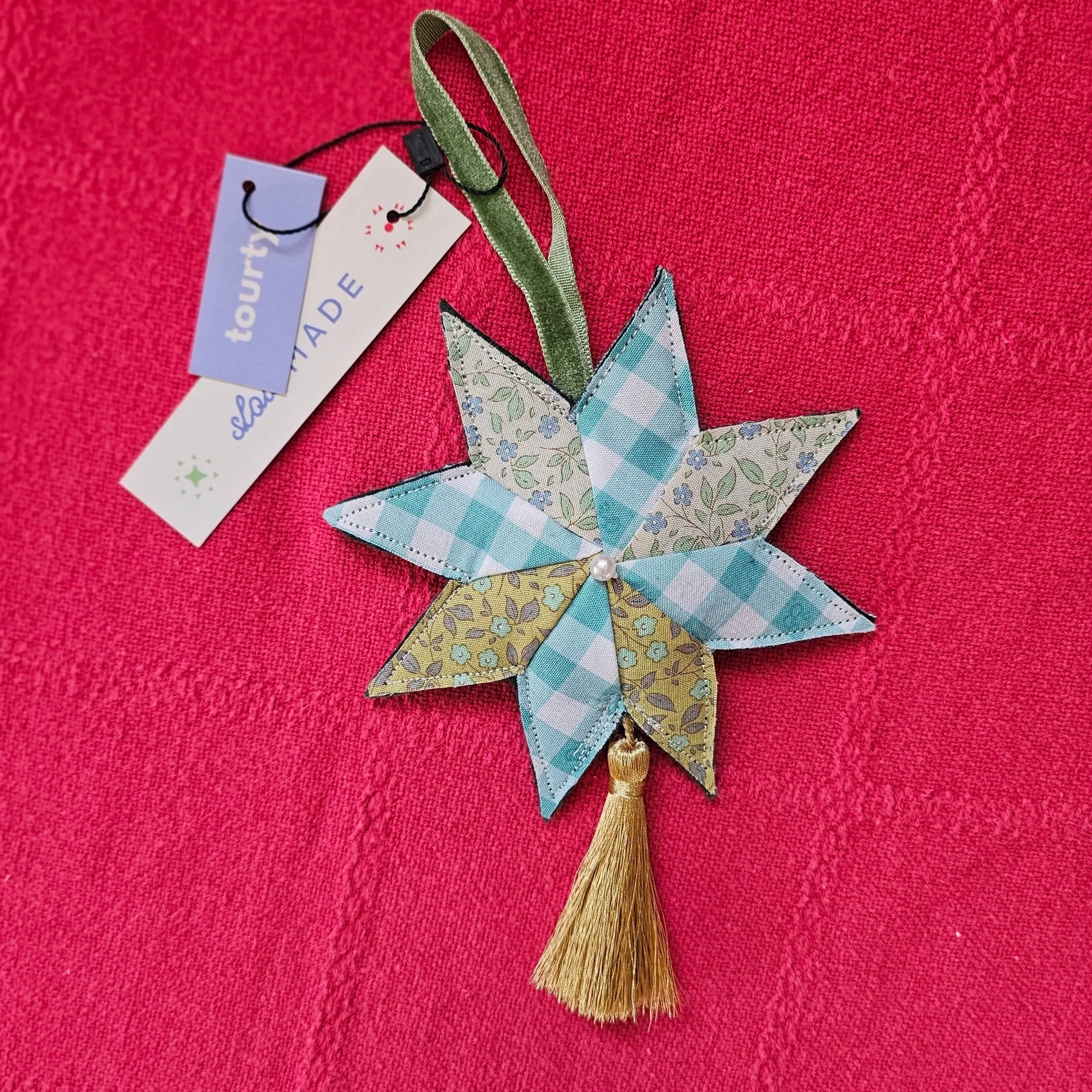 Quilted Star Ornament