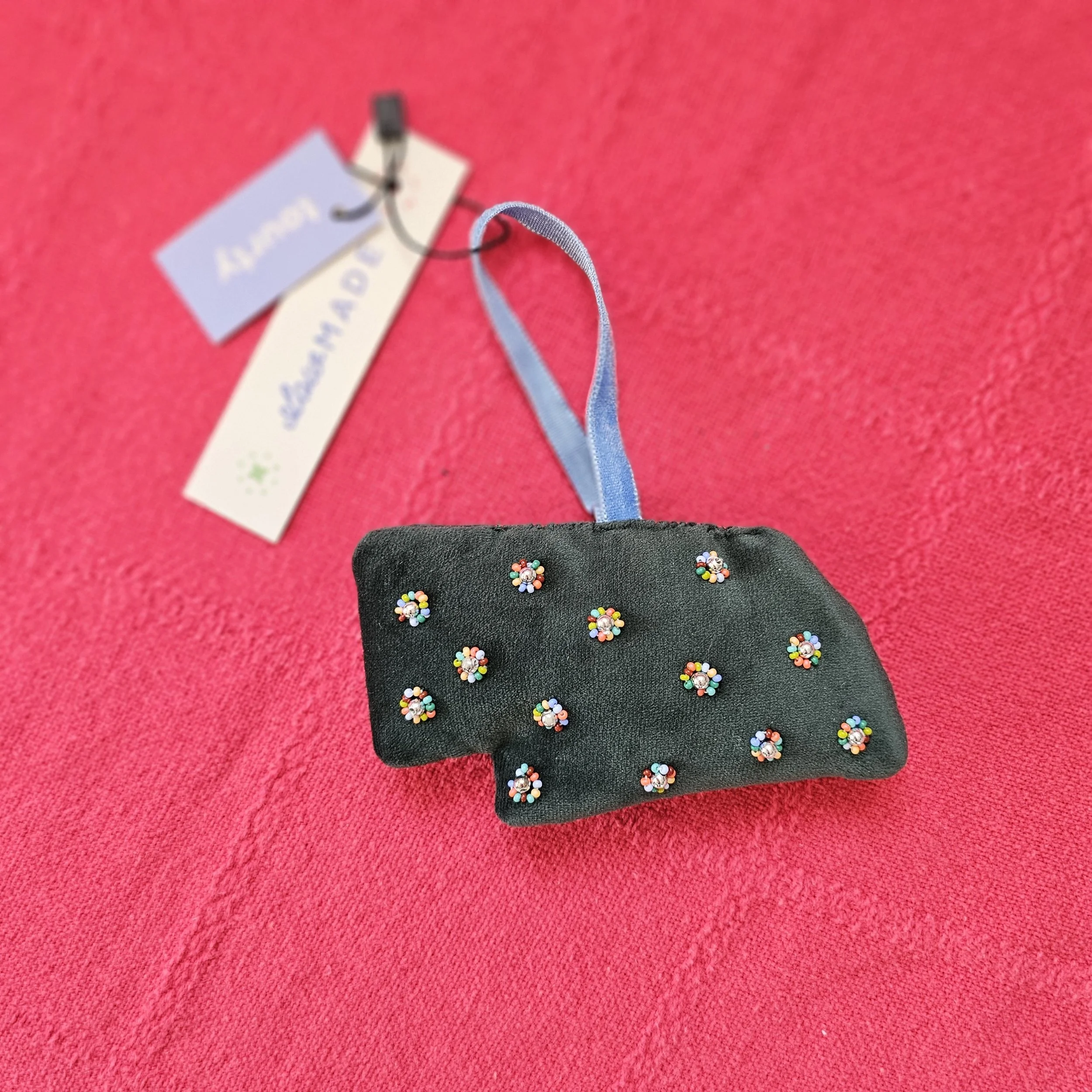 Nebraska Polka Dot Ornament