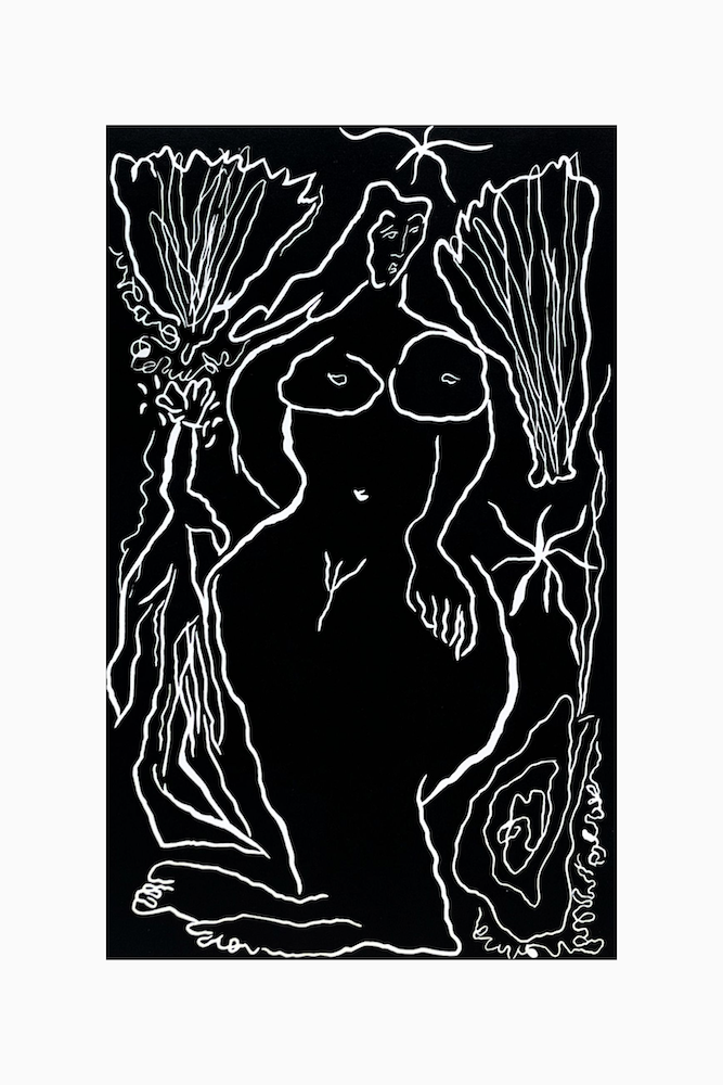 Siren I, Frances Caro, 2026, limited edition lino print, 50 × 70 cm, $150, Not Framed