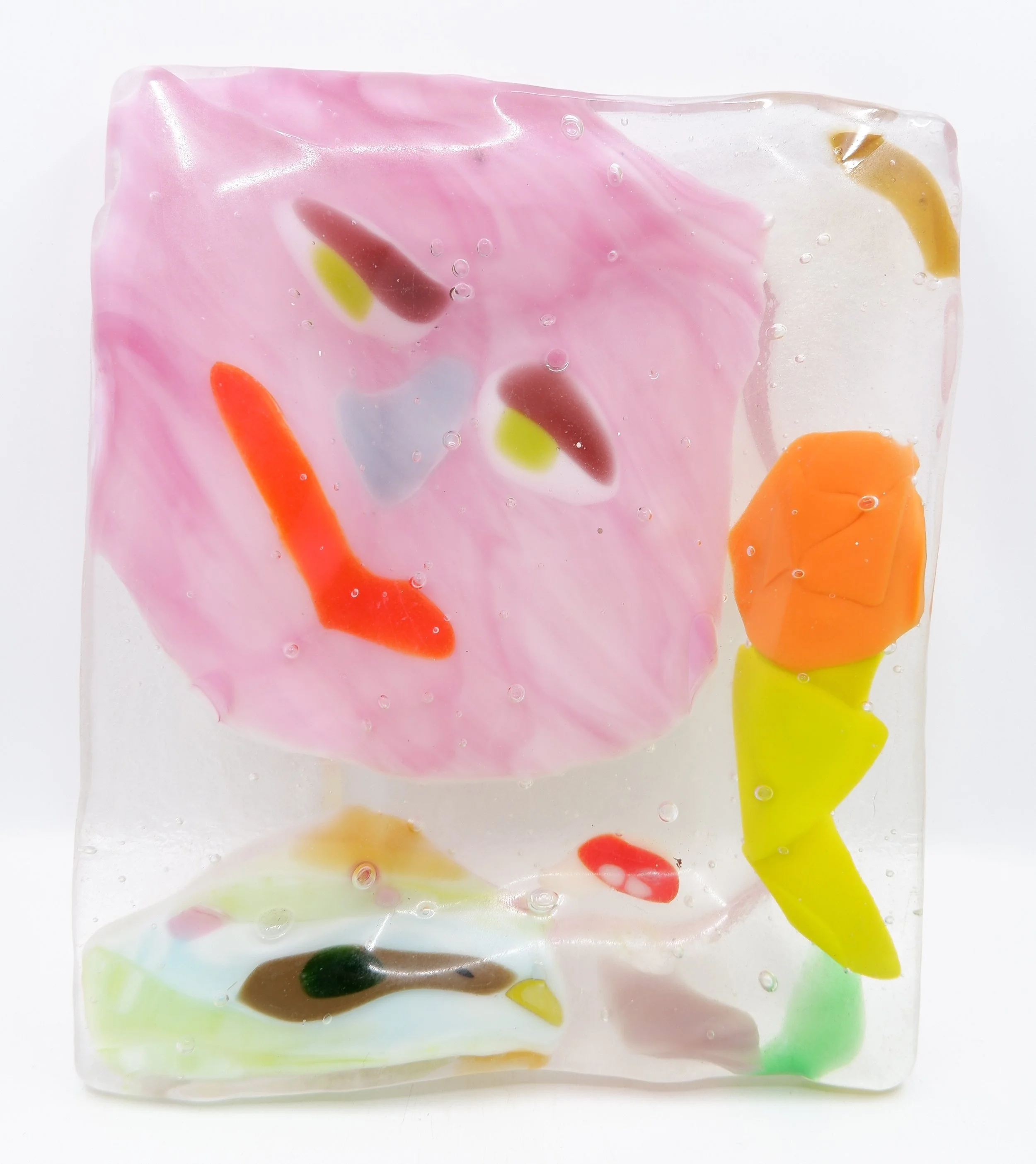 Around the Pond, Lawn Bowls, 2026, glass, 14 x 18 cm, $380