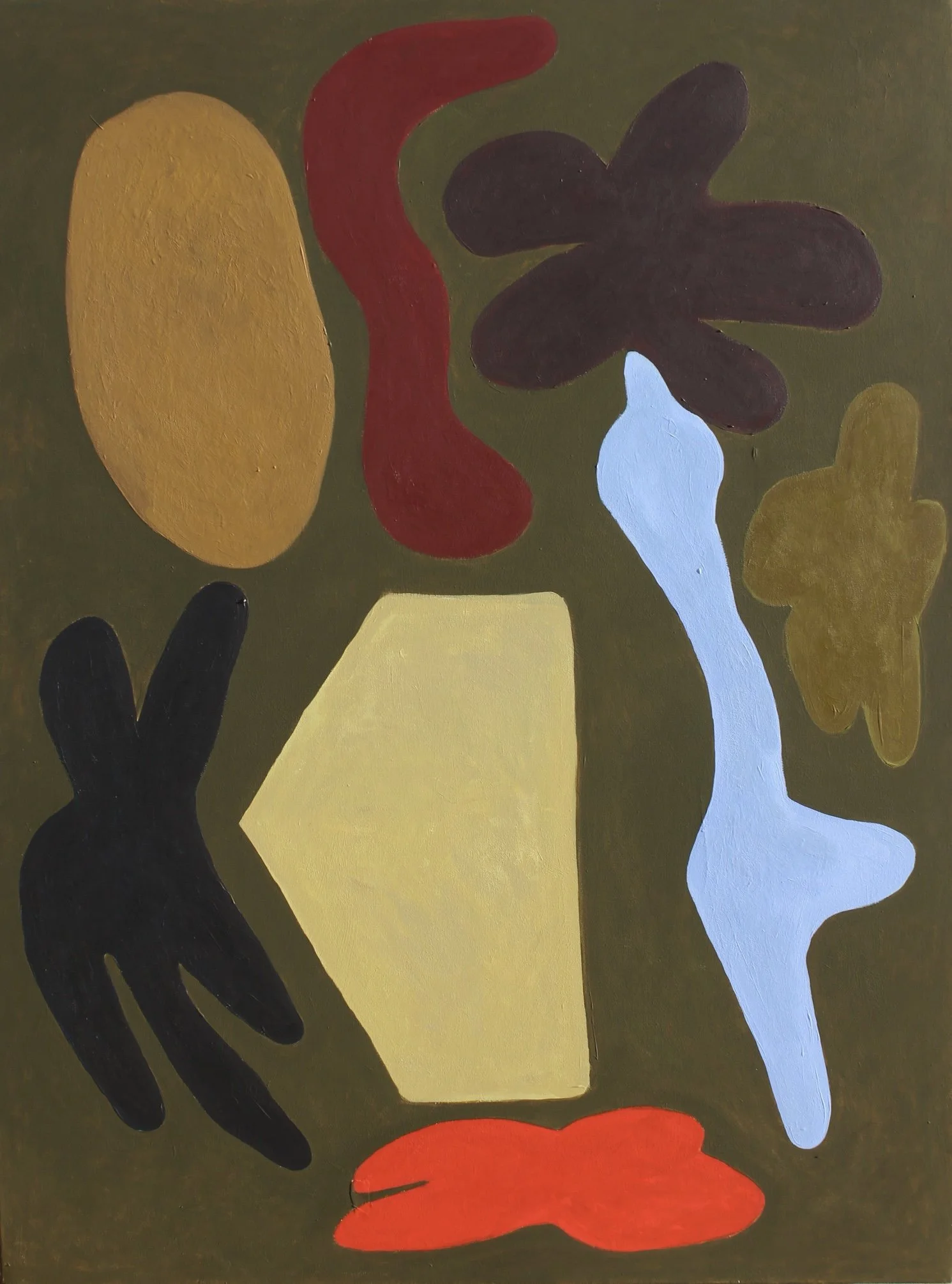 Limbs, Shanae Duncan, 2026, acrylic paint on canvas, 112 x 150 cm, $1950, Framed