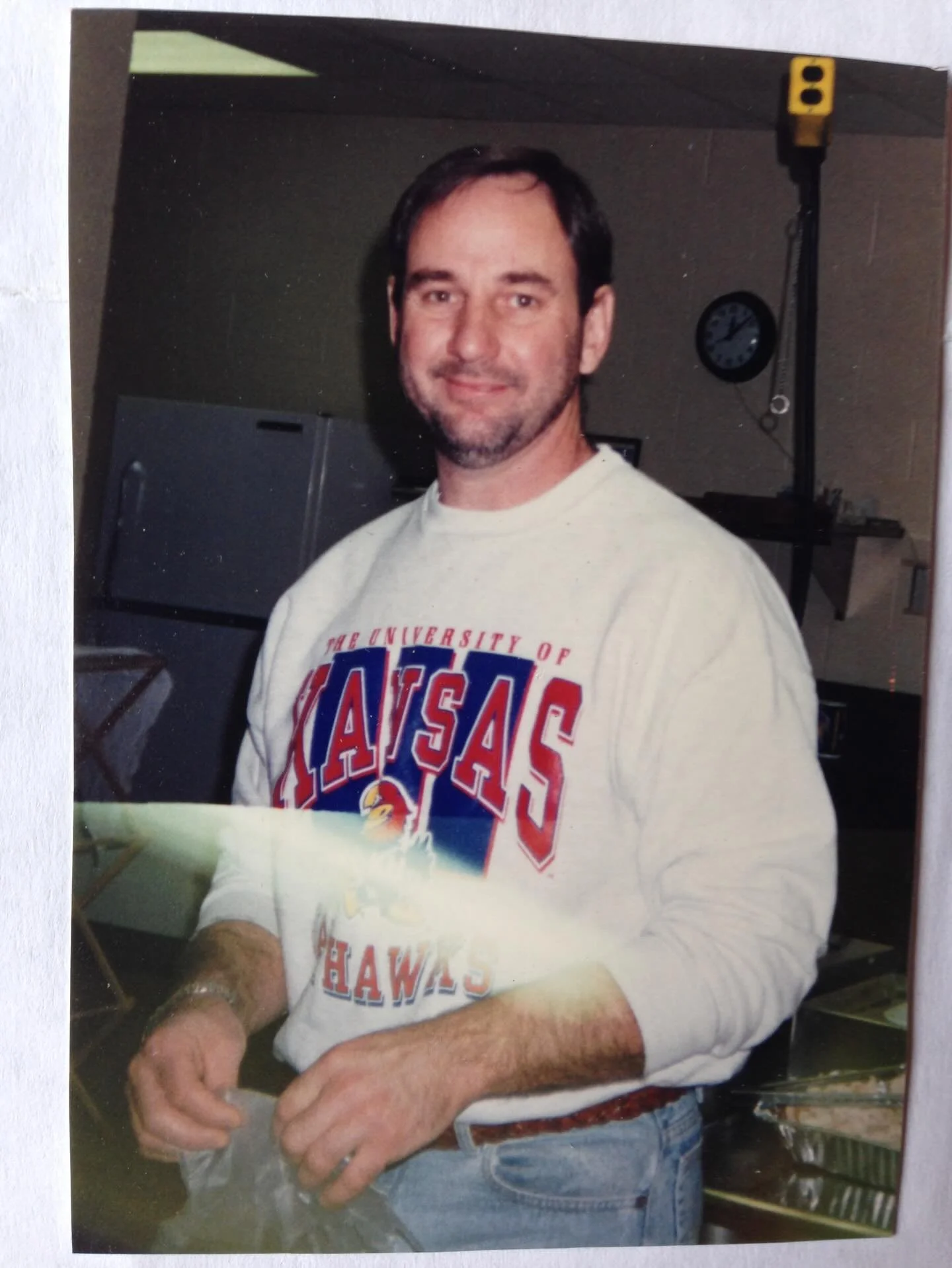 For 8 years Hillsdale Bank Bar BQ donated smoked turkey and ham and The Sauce to Hillsdale Elementary School for their annual Thanksgiving lunch. More than 200 students and faculty enjoyed our legendary turkey. Here&rsquo;s a photo of Greg Beverlin i