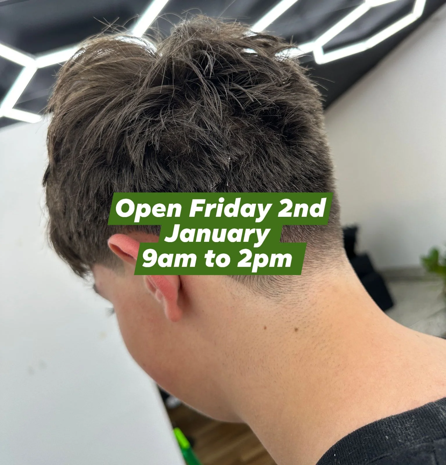 We have been getting alot of love this break for people wanting appointments so Ronnie has disided to open tomorrow (Friday 2nd January) 
9am to 2pm 
Books are now open online for you so secure a spot 👌
No walkins