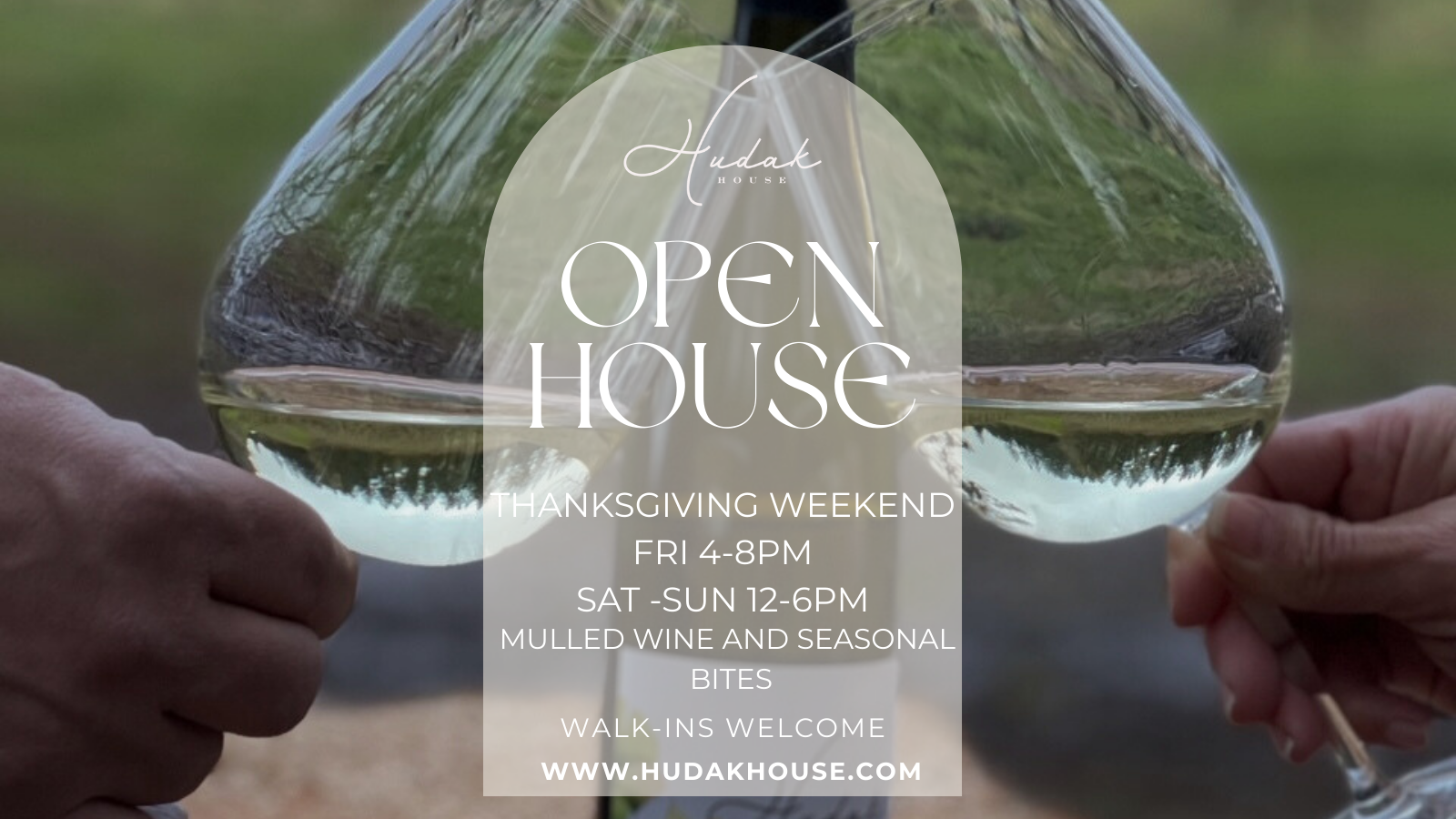Thanksgiving Weekend Open House