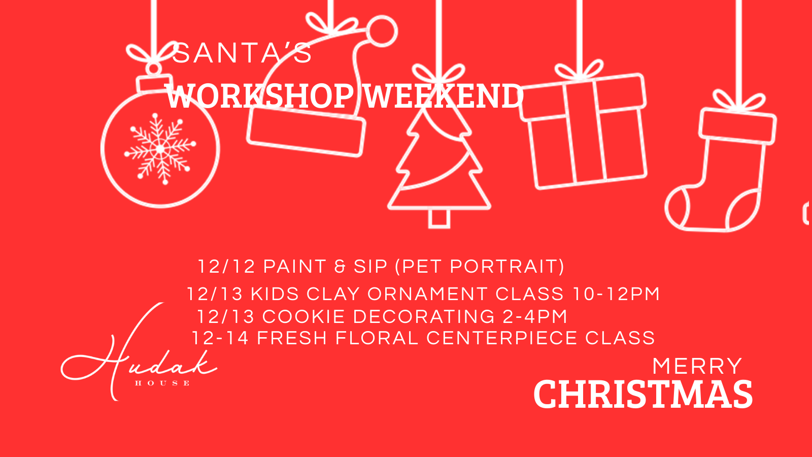Santa's Workshop Weekend-DAY 1- Paint &amp; Sip (Pet Portraits)