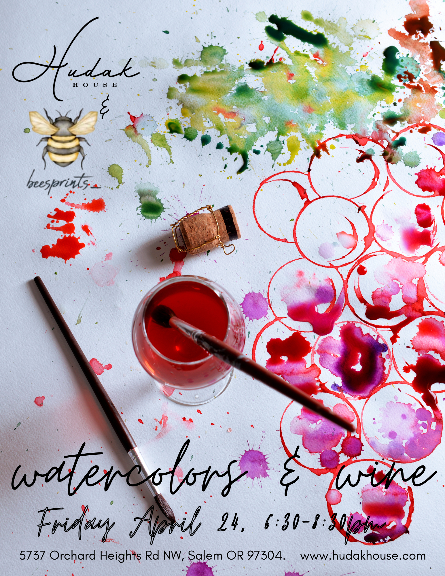 Watercolors & Wine