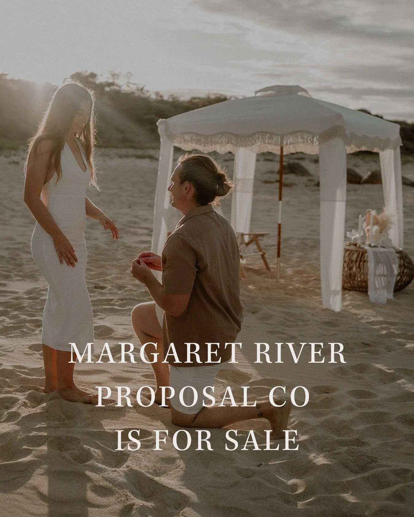 After six years of planning proposals in the South West, it&rsquo;s time for me to share some news&hellip;

Margaret River Proposal Co is now for sale.

This business has been such a joy to grow and I&rsquo;m so grateful for every couple and vendor w