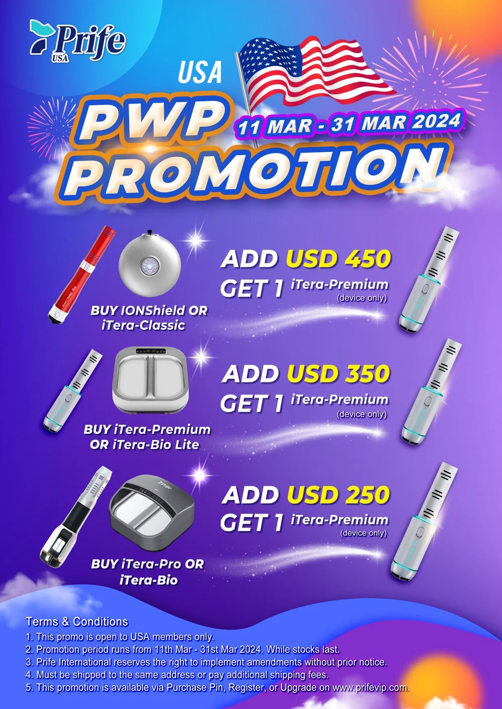 Iteracare Label iTera USA Premium Promotion March — iTeraCare Device