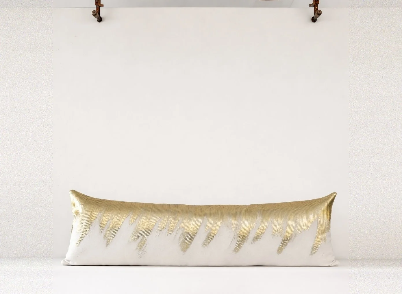 Wave Pillow in Gold