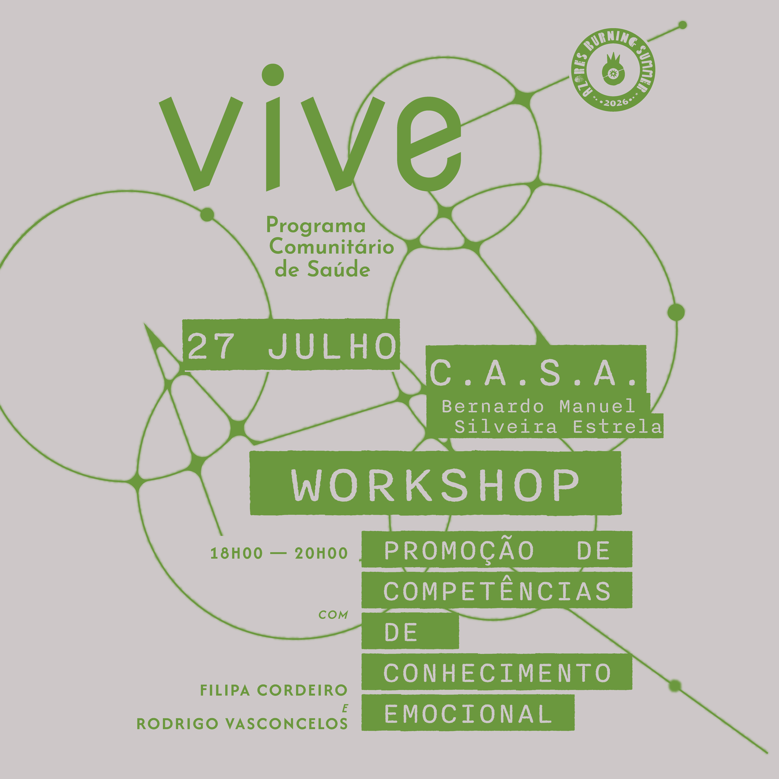 VIVE - workshop dia 27 julho 2026