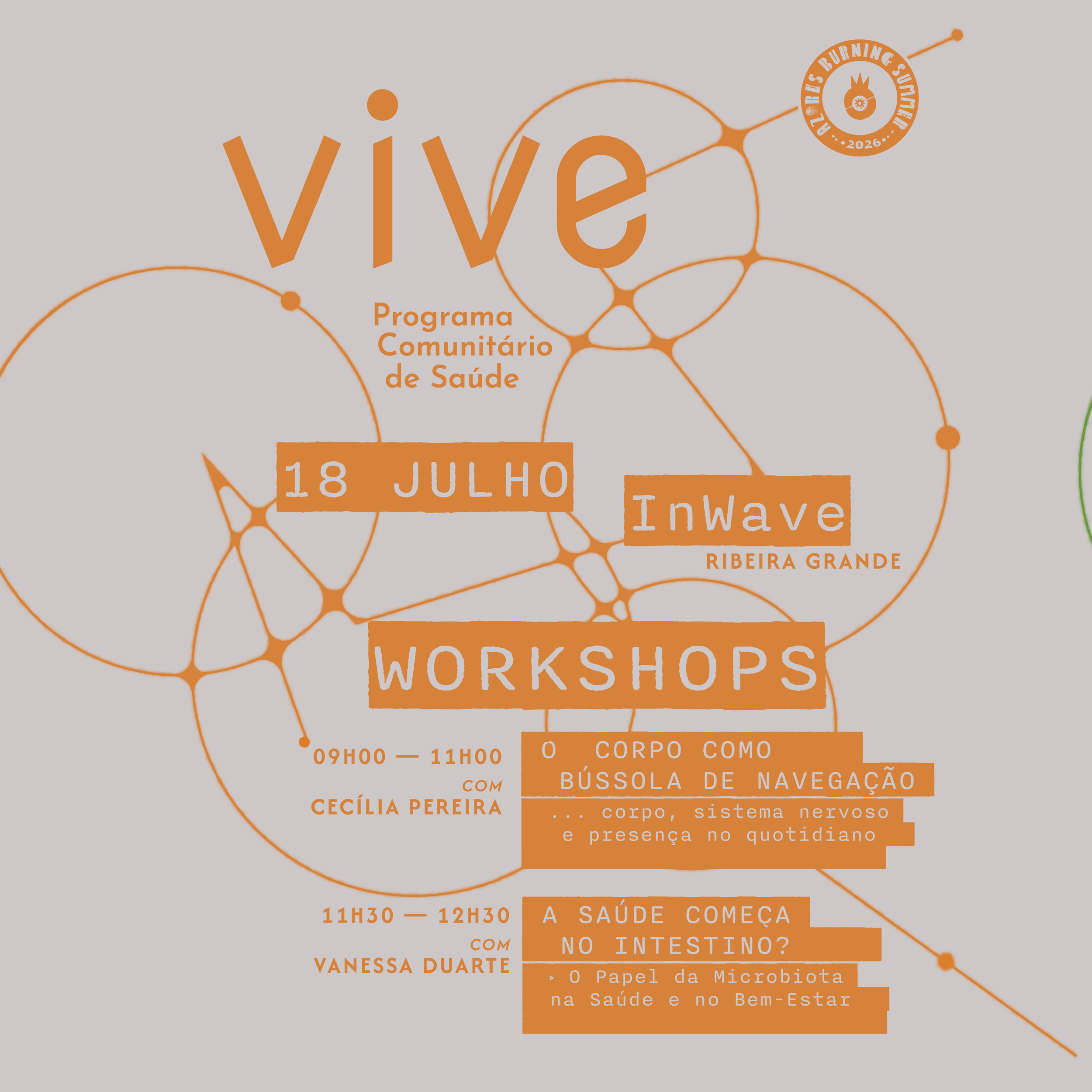VIVE - workshop dia 18 julho 2026