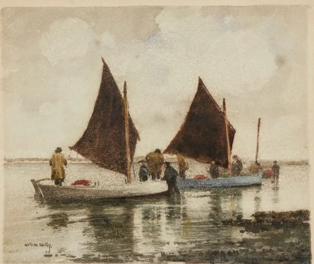16: Fishing boats: In a private collection.