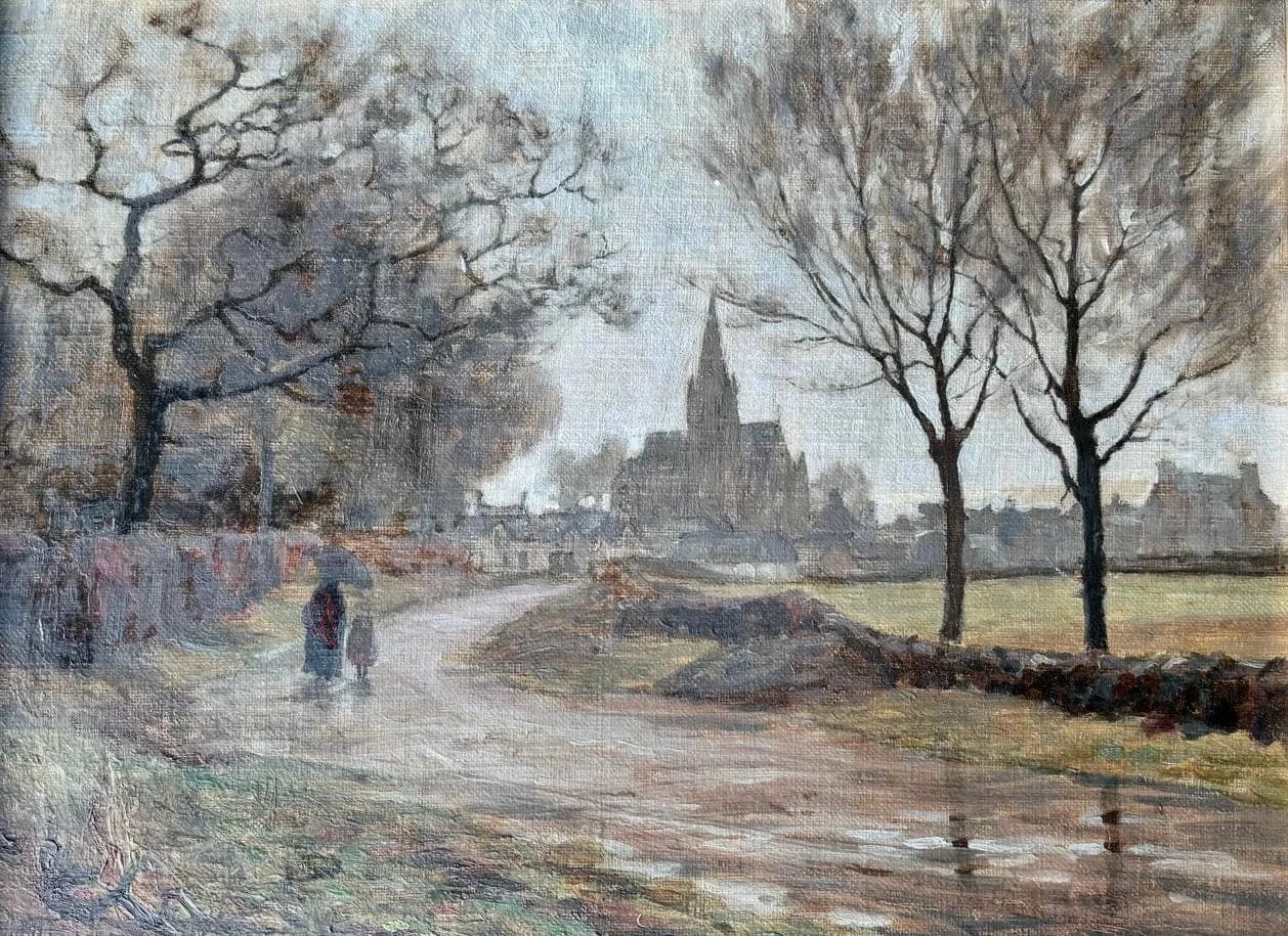 15. 'A Wet day in Moffat' 1900.