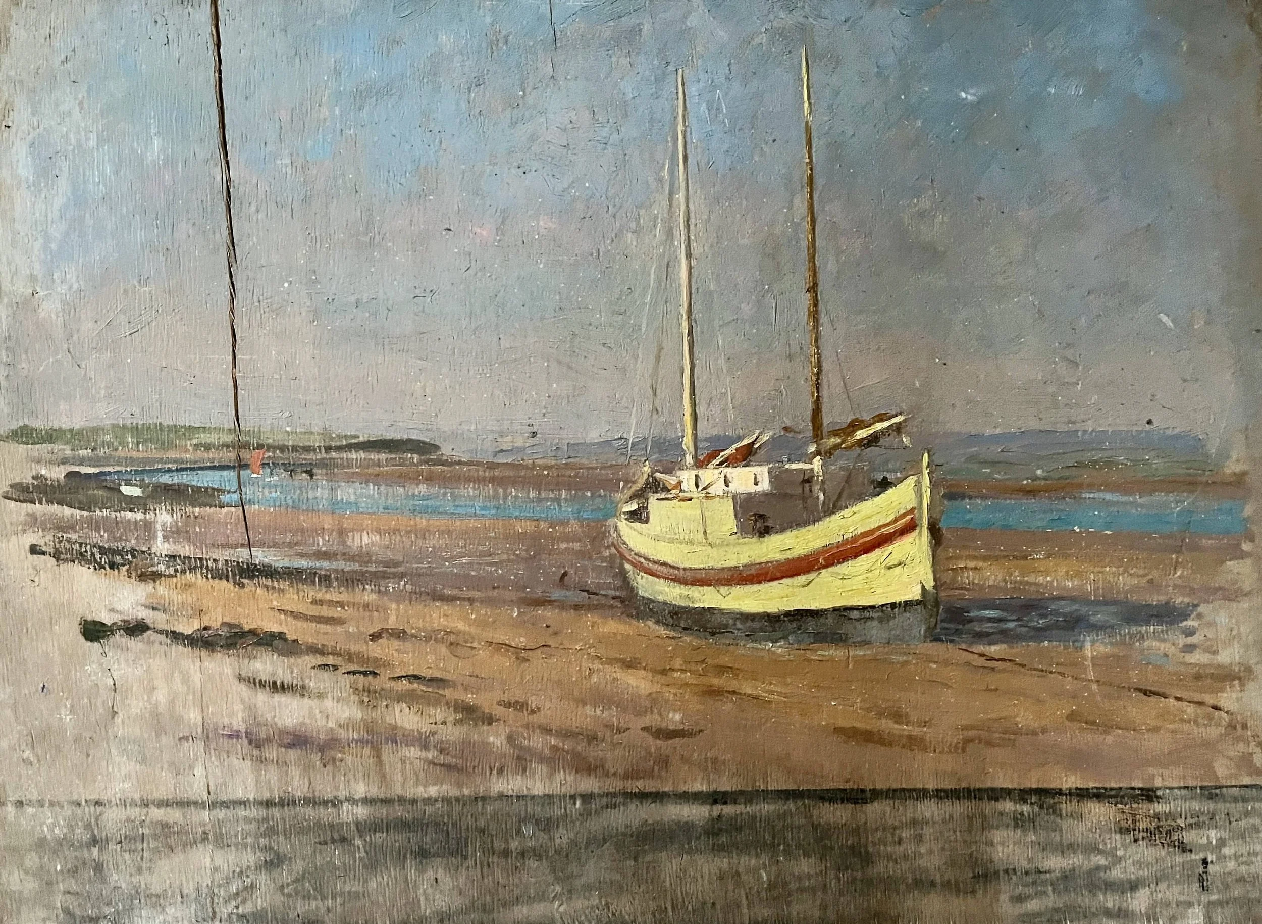 5. Sketch of the boat Child of Hale a preparation for ‘The Retired Lifeboat’. 1909?