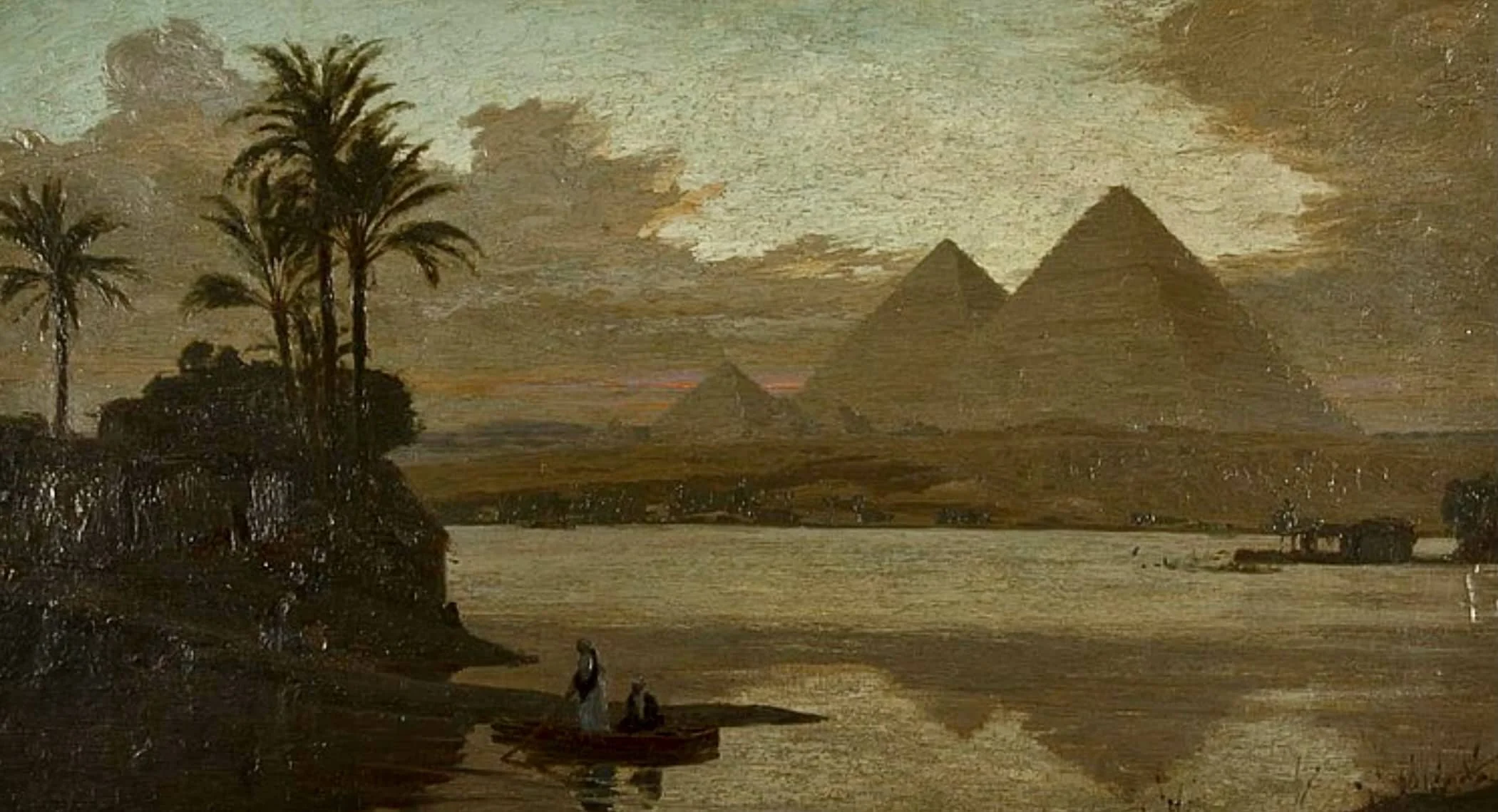 10. 'The Pyramids of Gizah' 1909.