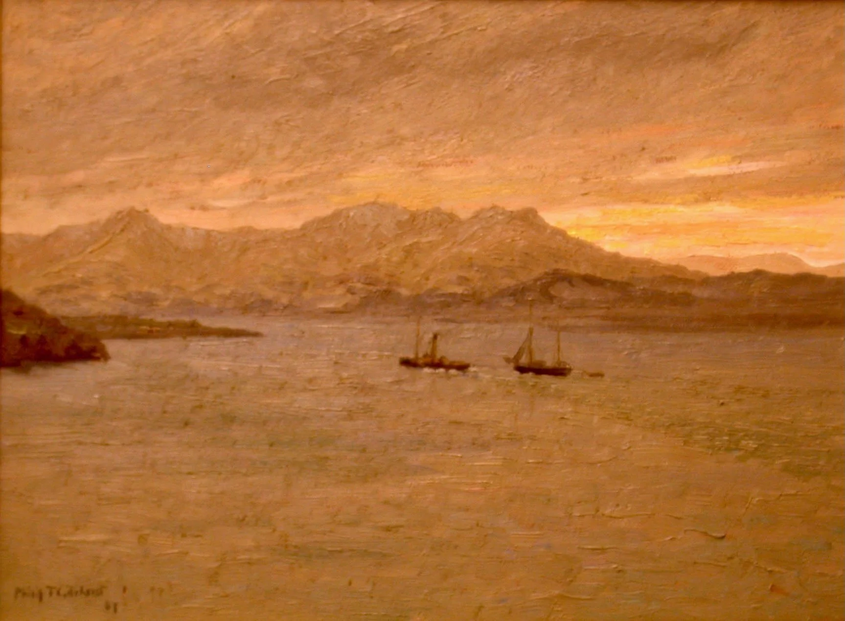 11. 'A Winter Sunrise' 1908 (As recorded for auction sale).