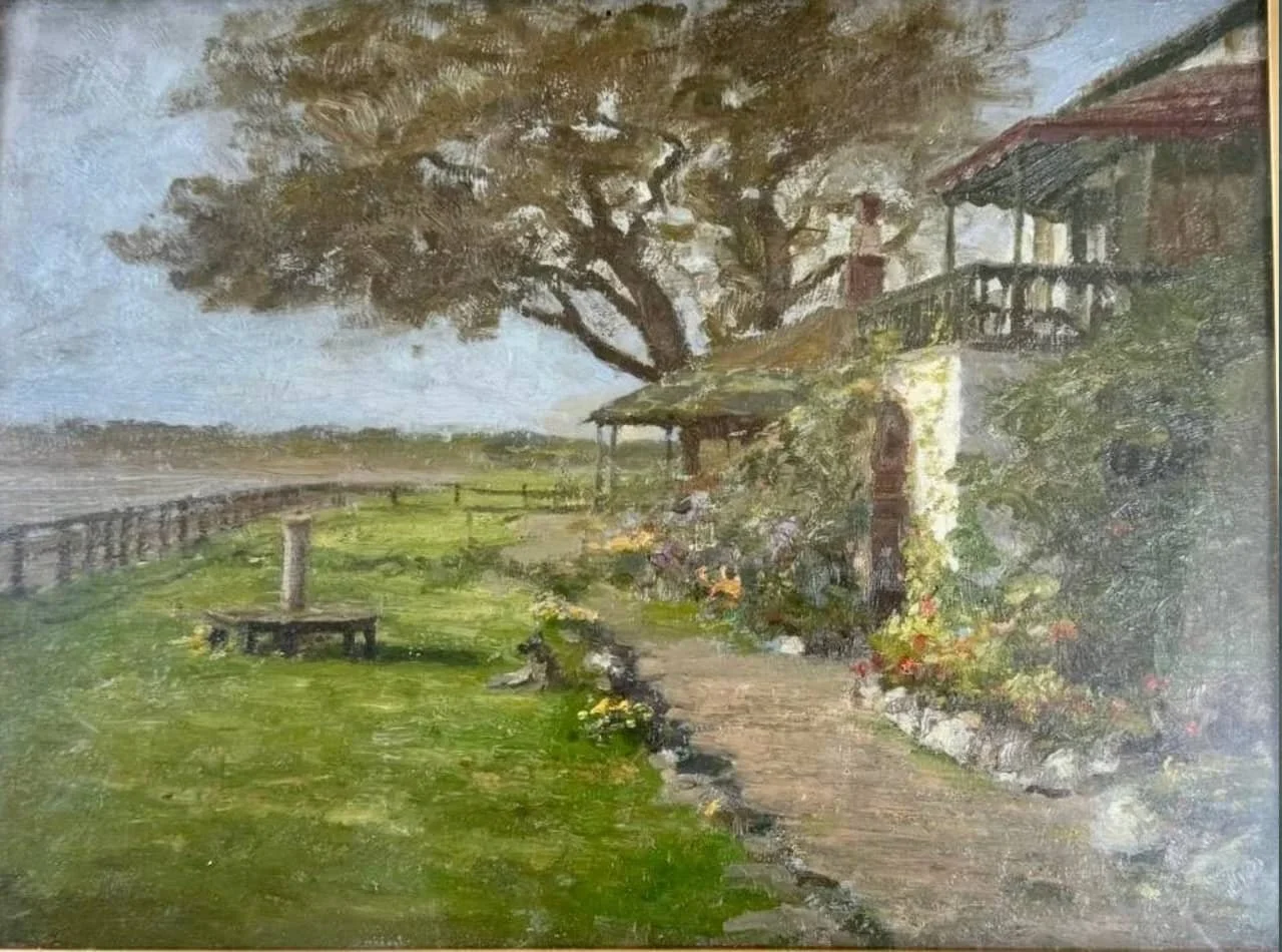 15. Untitled, but is the Old Hall, painted in 1901.