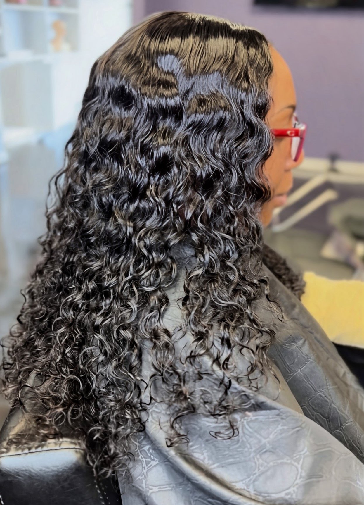 professional hair extensions installed for a seamless blend and healthy finish