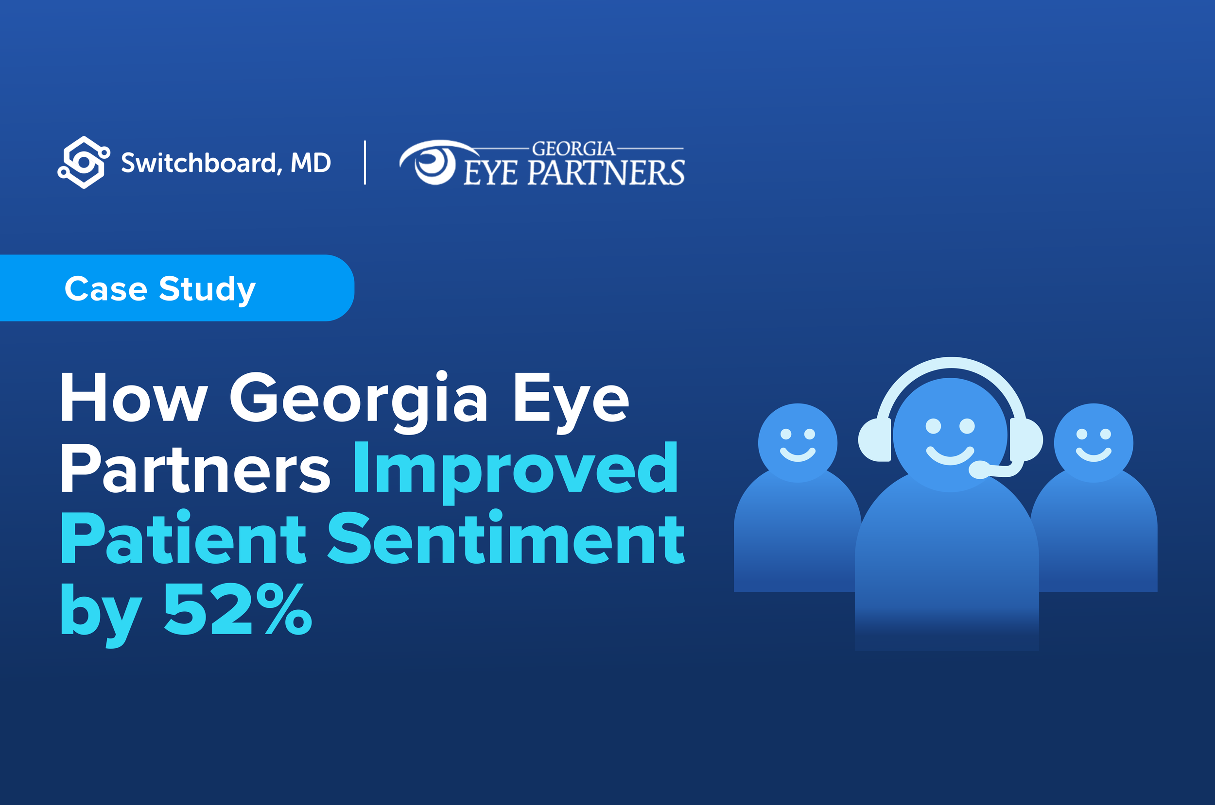 Georgia Eye Partners Achieves 52% Patient Sentiment Boost with Switchboard, MD