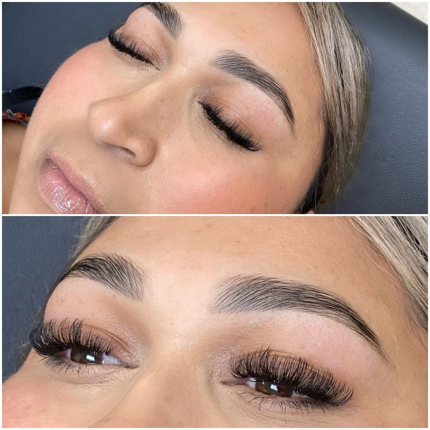 ✨Teamwork makes the dream work✨
Fresh, fluffy lashes by Genny @strng_grl_esthetics paired with perfectly polished brows by Ashley @ashbrowartist 🤍 The ultimate duo for your best beauty look.

You can book using the link in our profile ✨