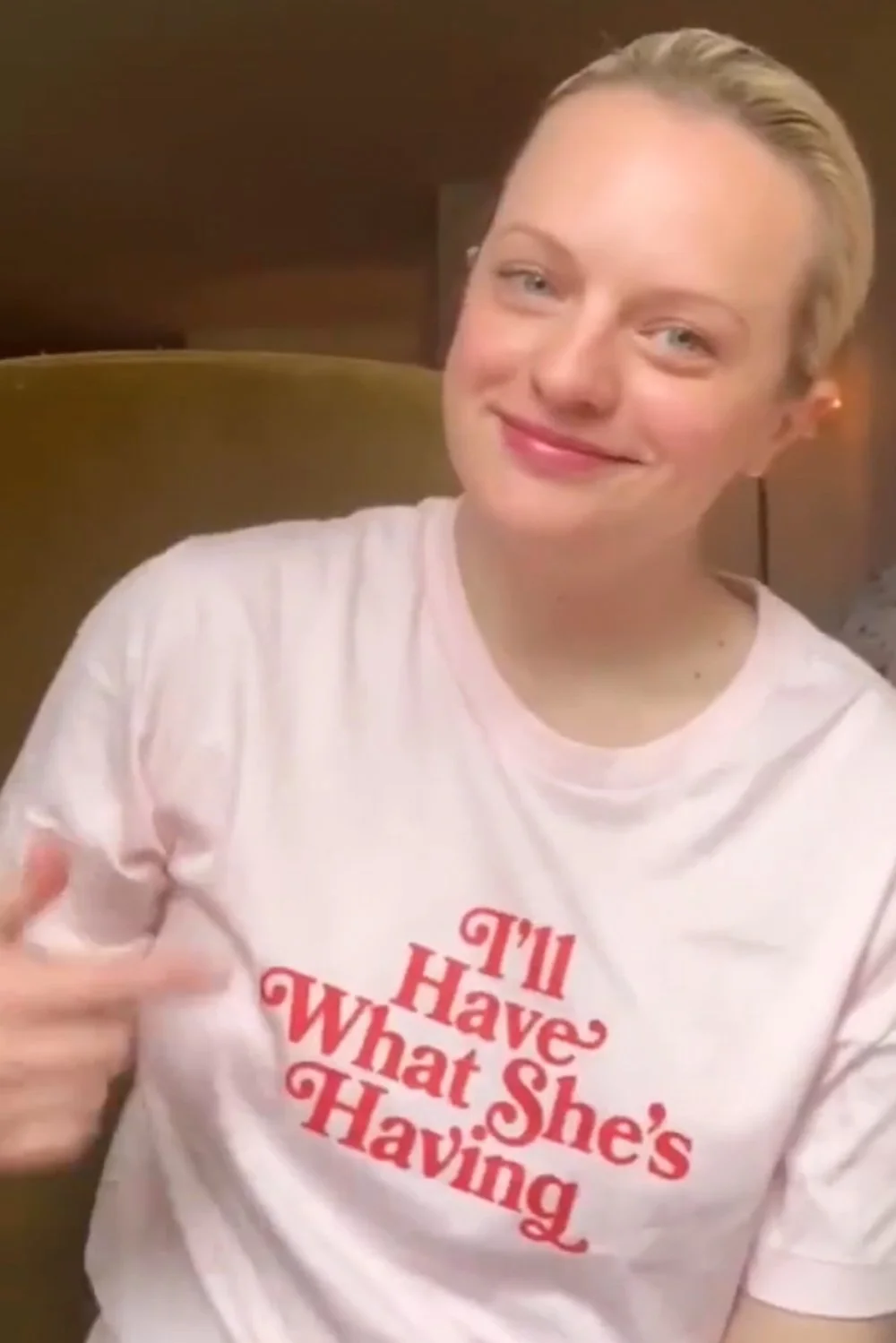 Elisabeth Moss Wearing Ill Have What Shes Having Tee - Totally Good Time.jpg