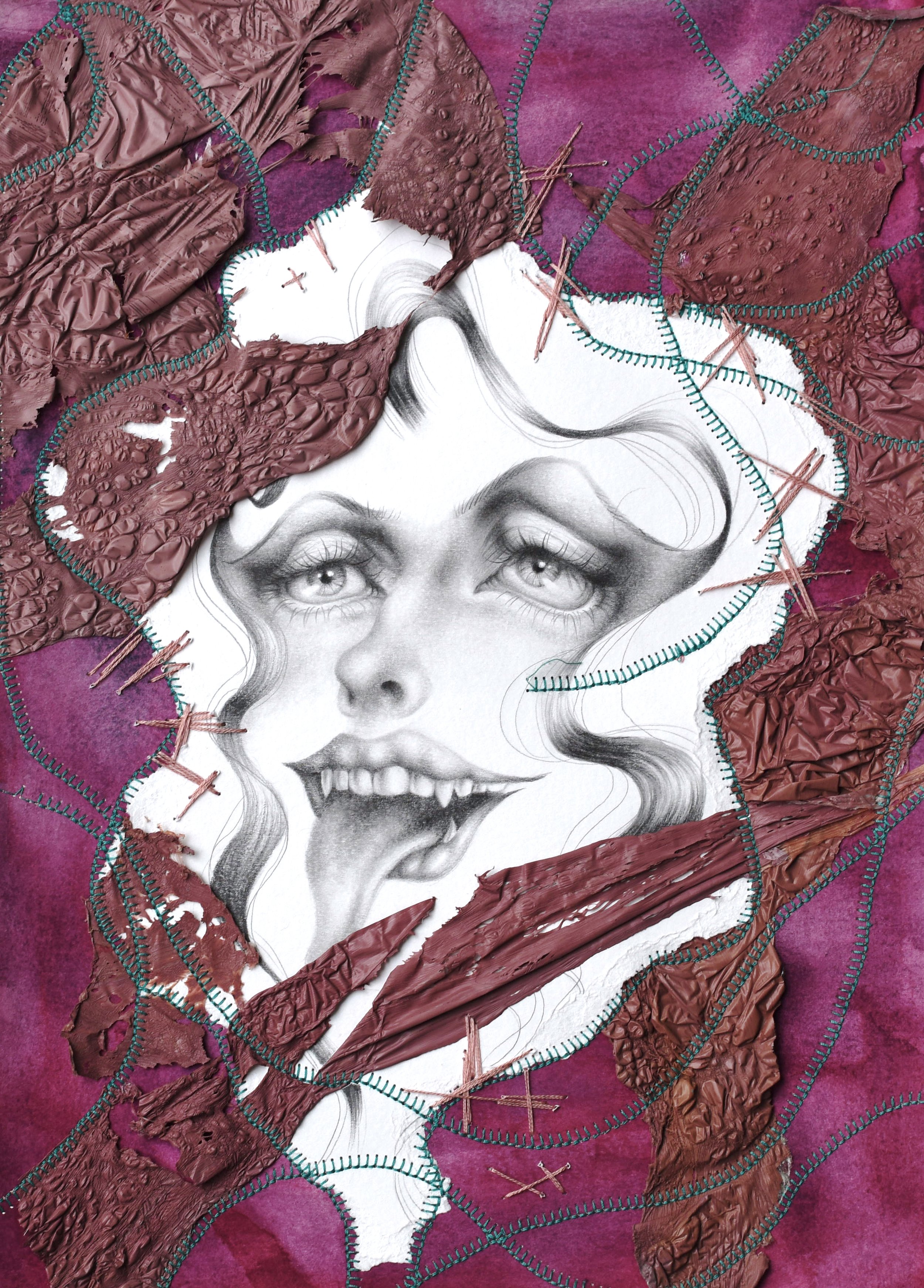 "Blegh" Original Drawing