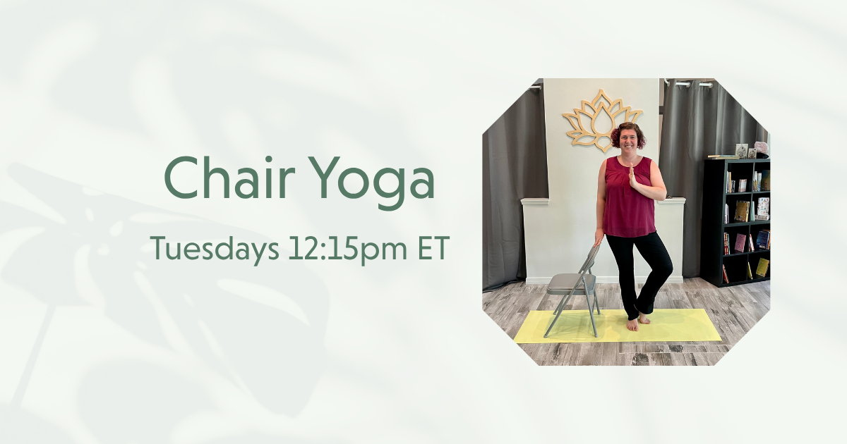 Chair Yoga - Seated and Standing (Online / Free)