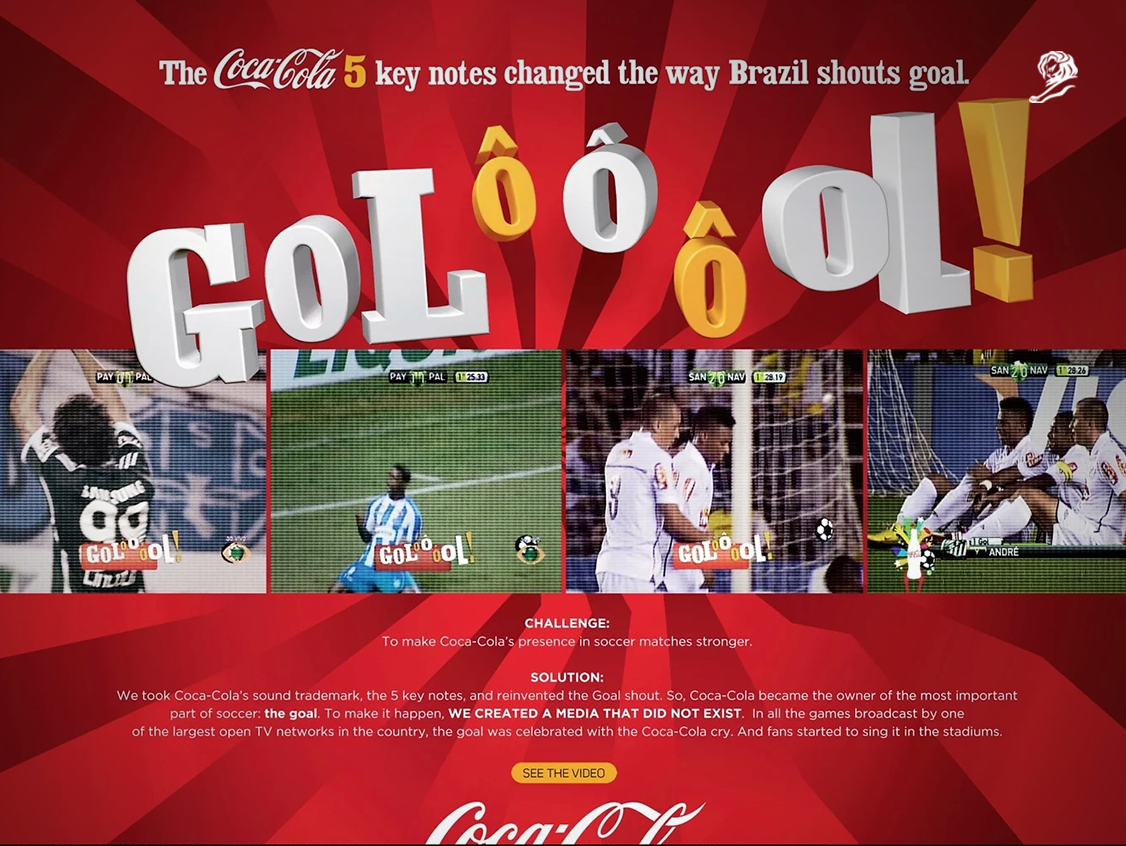 Coca-Cola: Gol o o o ol