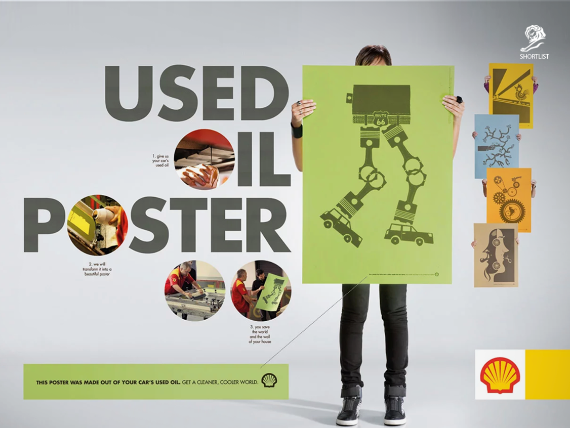 Shell: Used Oil Poster