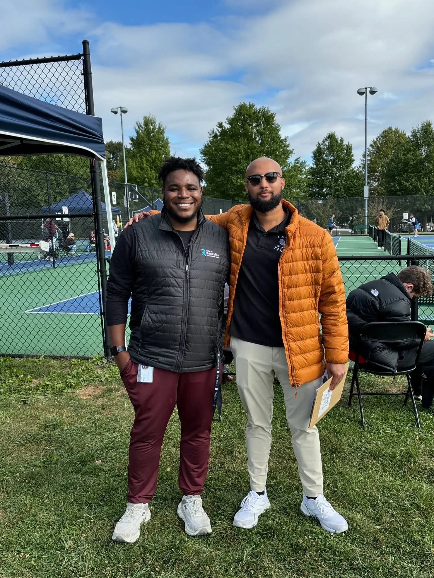 City of Rockville Open 🏆
Partnerships that build community - not just programs.
A packed park, non-stop matches, and serious energy on the courts all day 🔥
Grateful to team up with City of Rockville to bring this vision to life - the beginning of s