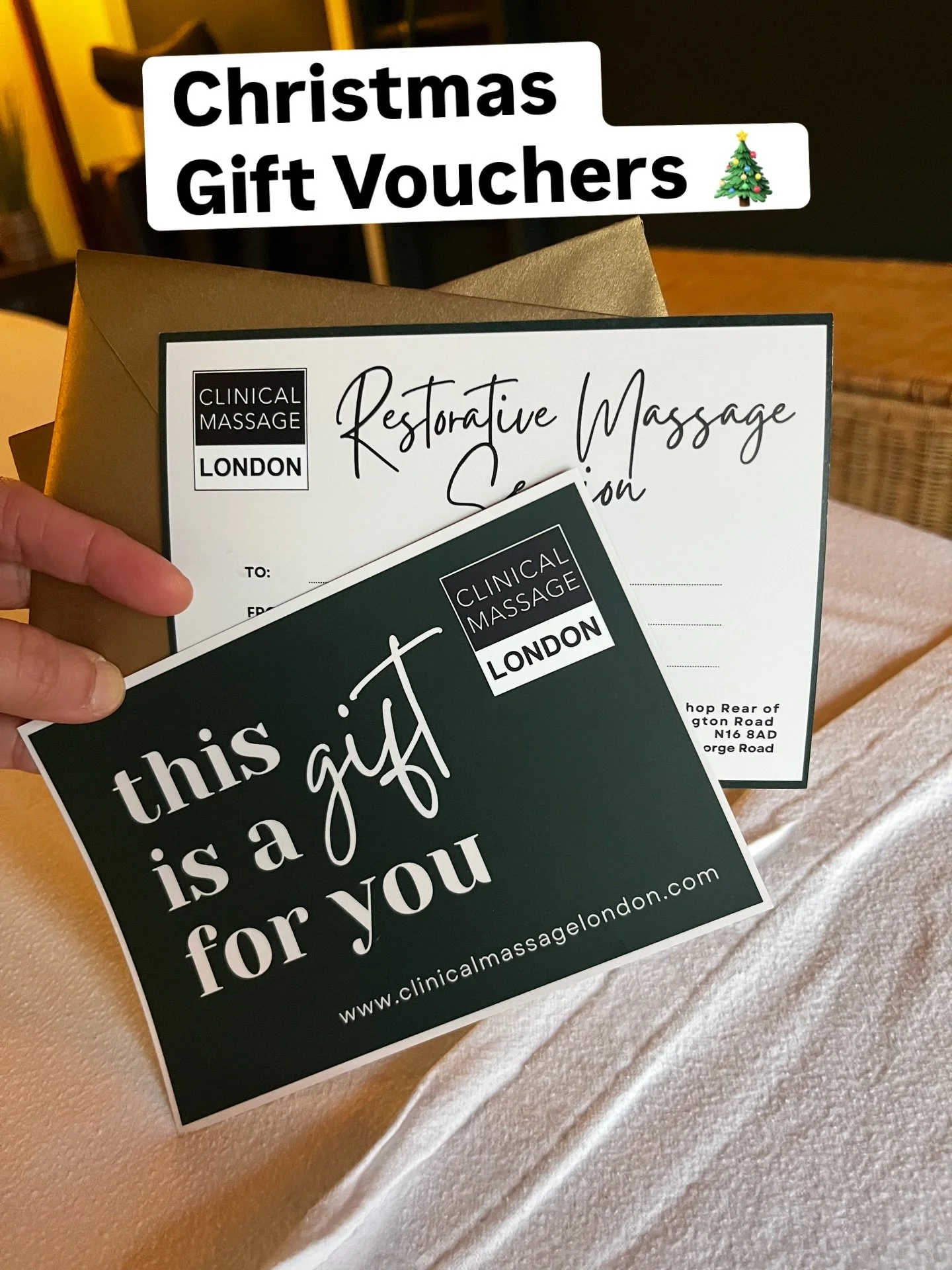🎄 Christmas Gift Vouchers 🎄
Give something that actually gets used &mdash; time to relax, reset, and feel better in the body.
We&rsquo;re currently offering 10% off gift vouchers until December 24th.
✨ Use code: XMAS10 when purchasing online
Want s